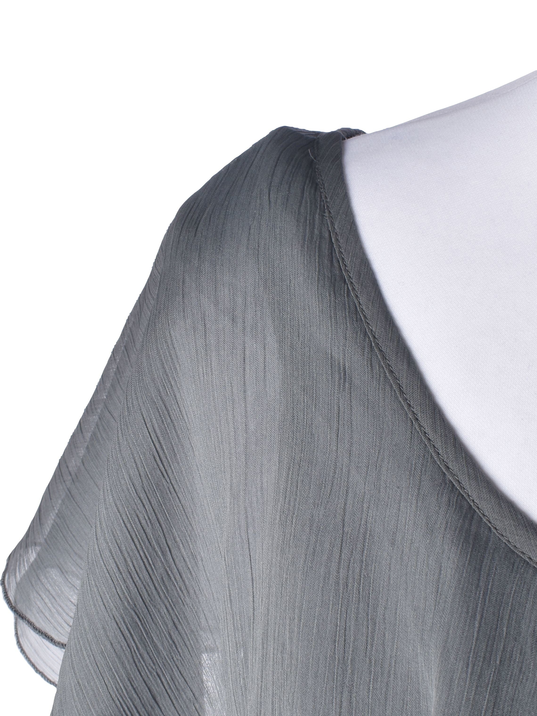 Saint Tropez Bluse - S / Grå / Kvinde - SassyLAB Secondhand