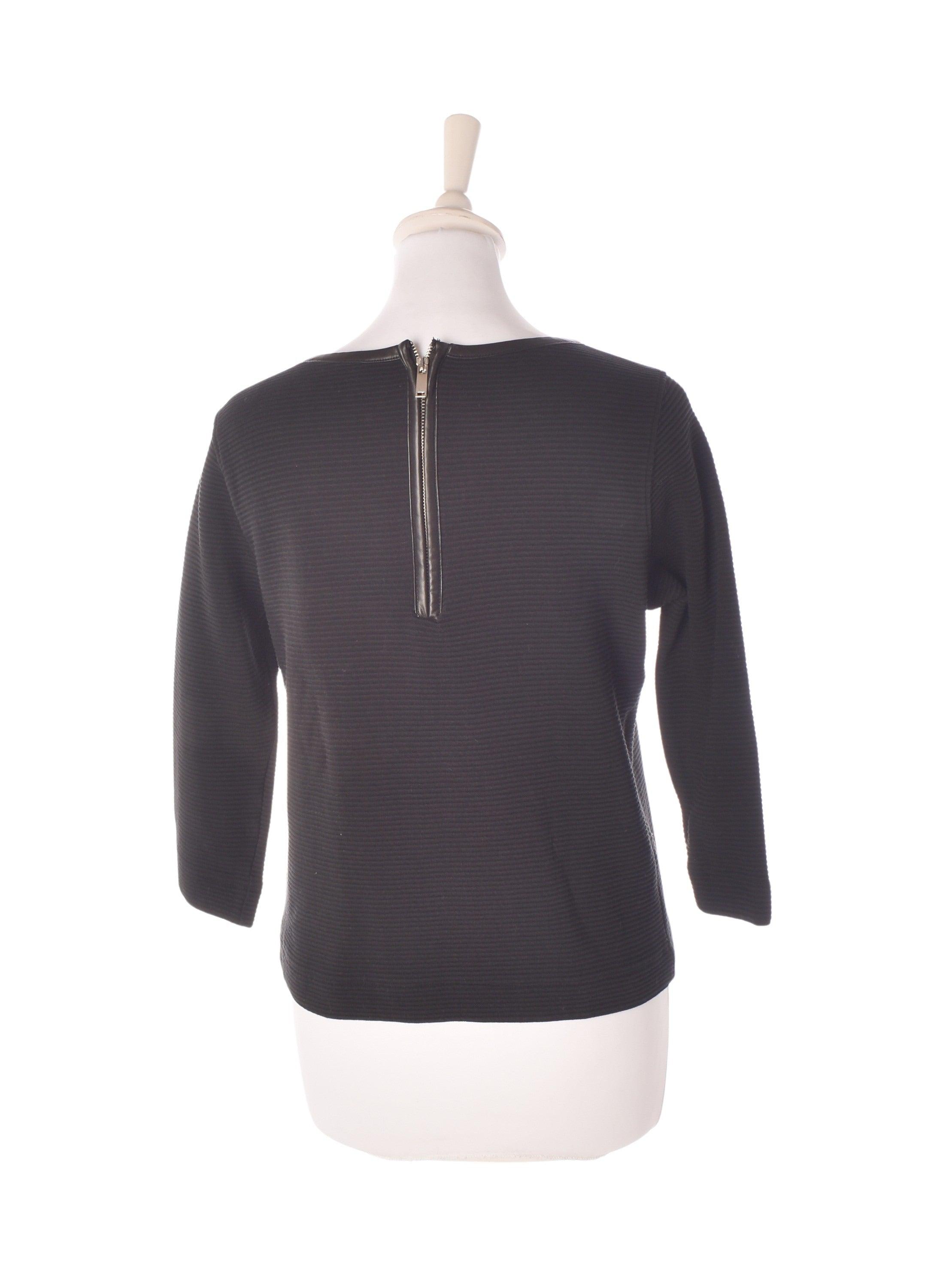 Saint Tropez Bluse - S / Sort / Kvinde - SassyLAB Secondhand