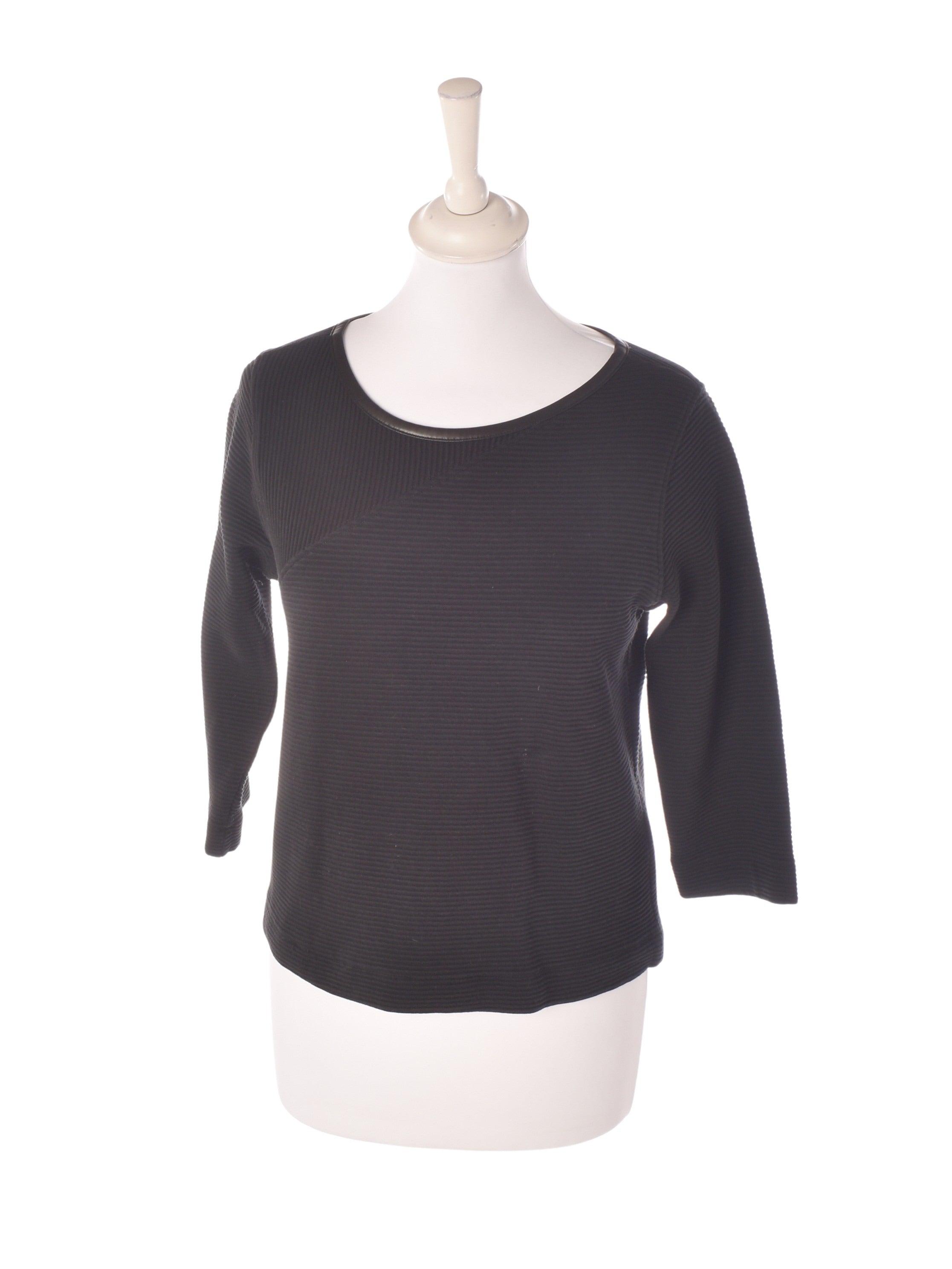 Saint Tropez Bluse - S / Sort / Kvinde - SassyLAB Secondhand