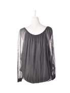 Saint Tropez Bluse - S / Sort / Kvinde - SassyLAB Secondhand