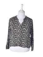 Saint Tropez Bluse - XL / Sort / Kvinde - SassyLAB Secondhand