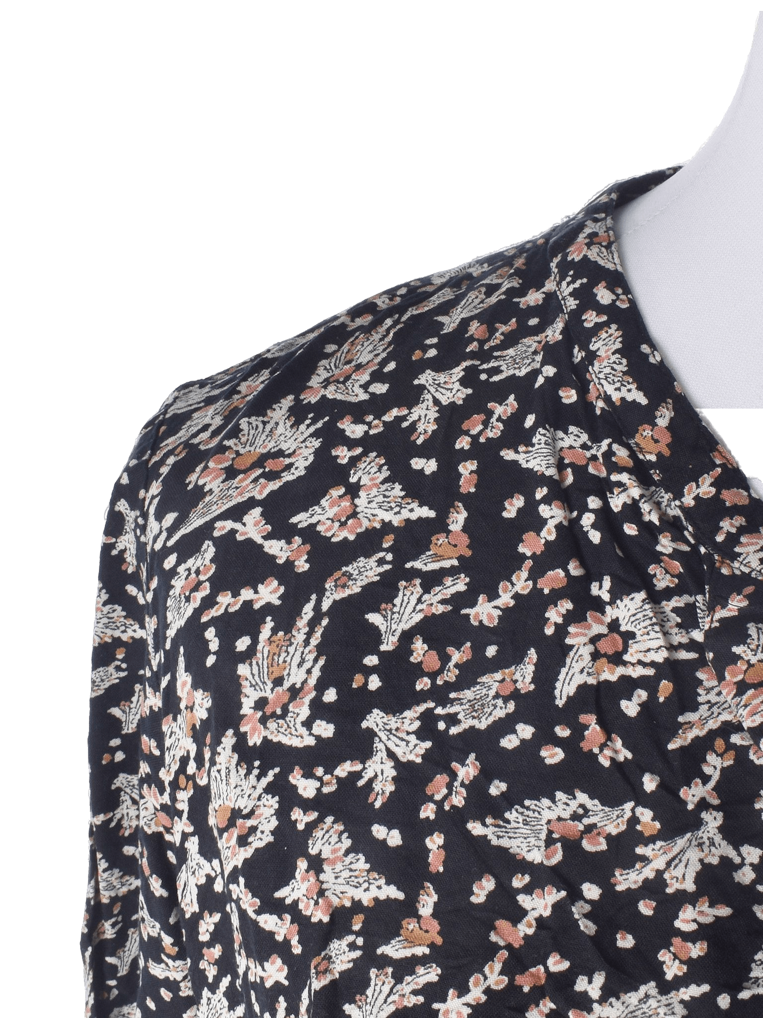 Saint Tropez Bluse - XL / Sort / Kvinde - SassyLAB Secondhand