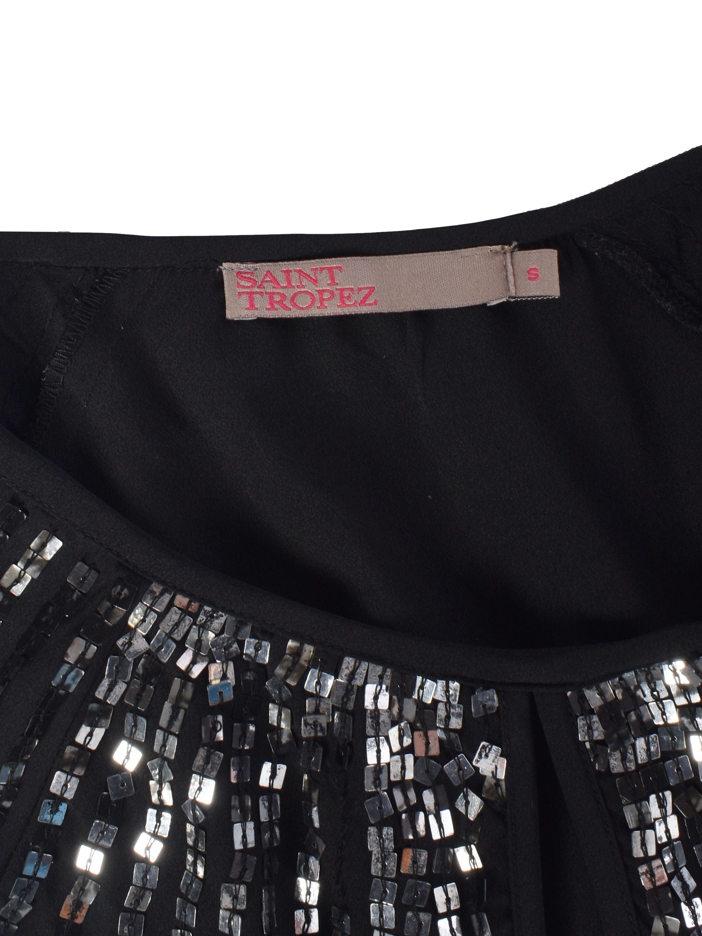 Saint Tropez Kjole - S / Sort / Kvinde - SassyLAB Secondhand
