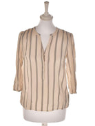 Saint Tropez Skjorte - S / Beige / Kvinde - SassyLAB Secondhand
