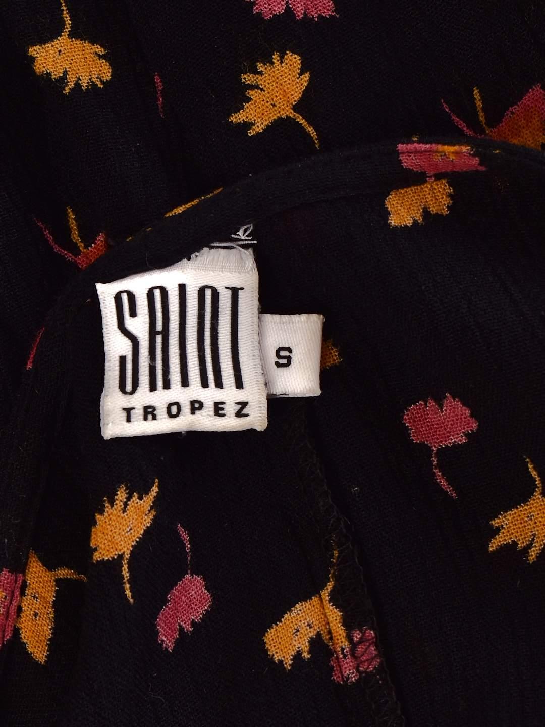 Saint Tropez Skjorte - S / Sort / Kvinde - SassyLAB Secondhand