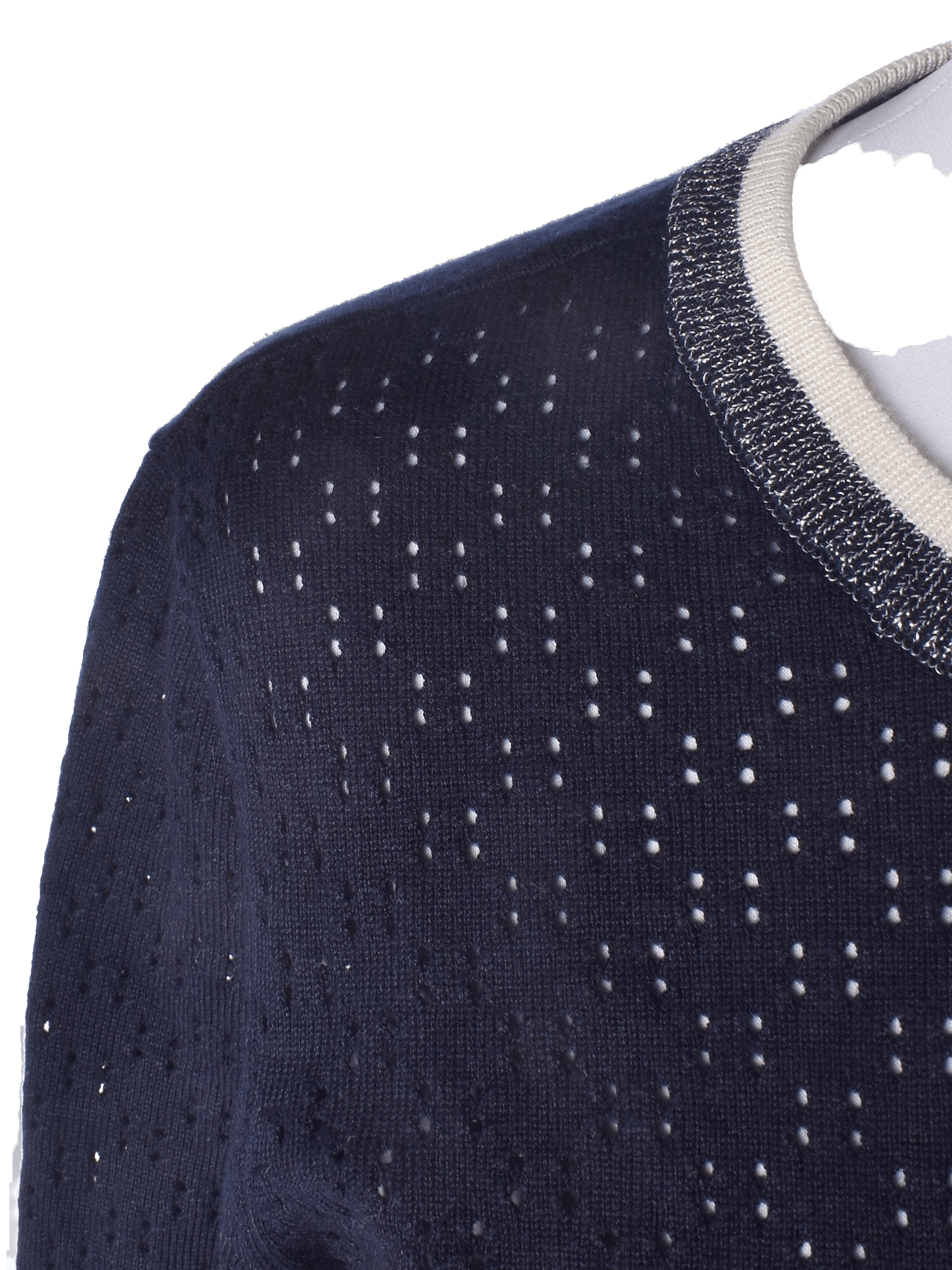 Saint Tropez Strik - S / Blå / Kvinde - SassyLAB Secondhand