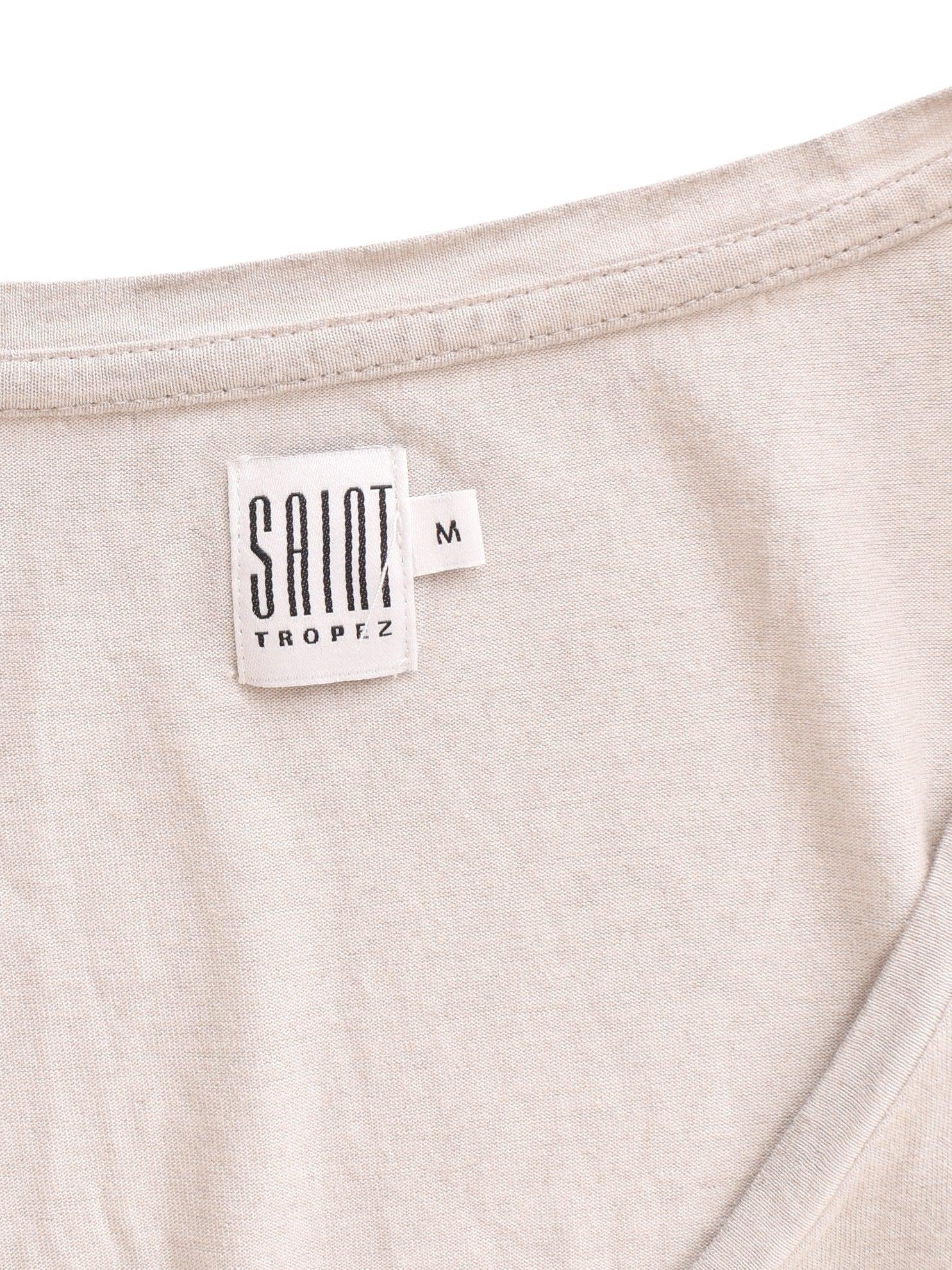 Saint Tropez T-Shirt - M / Grå / Kvinde - SassyLAB Secondhand
