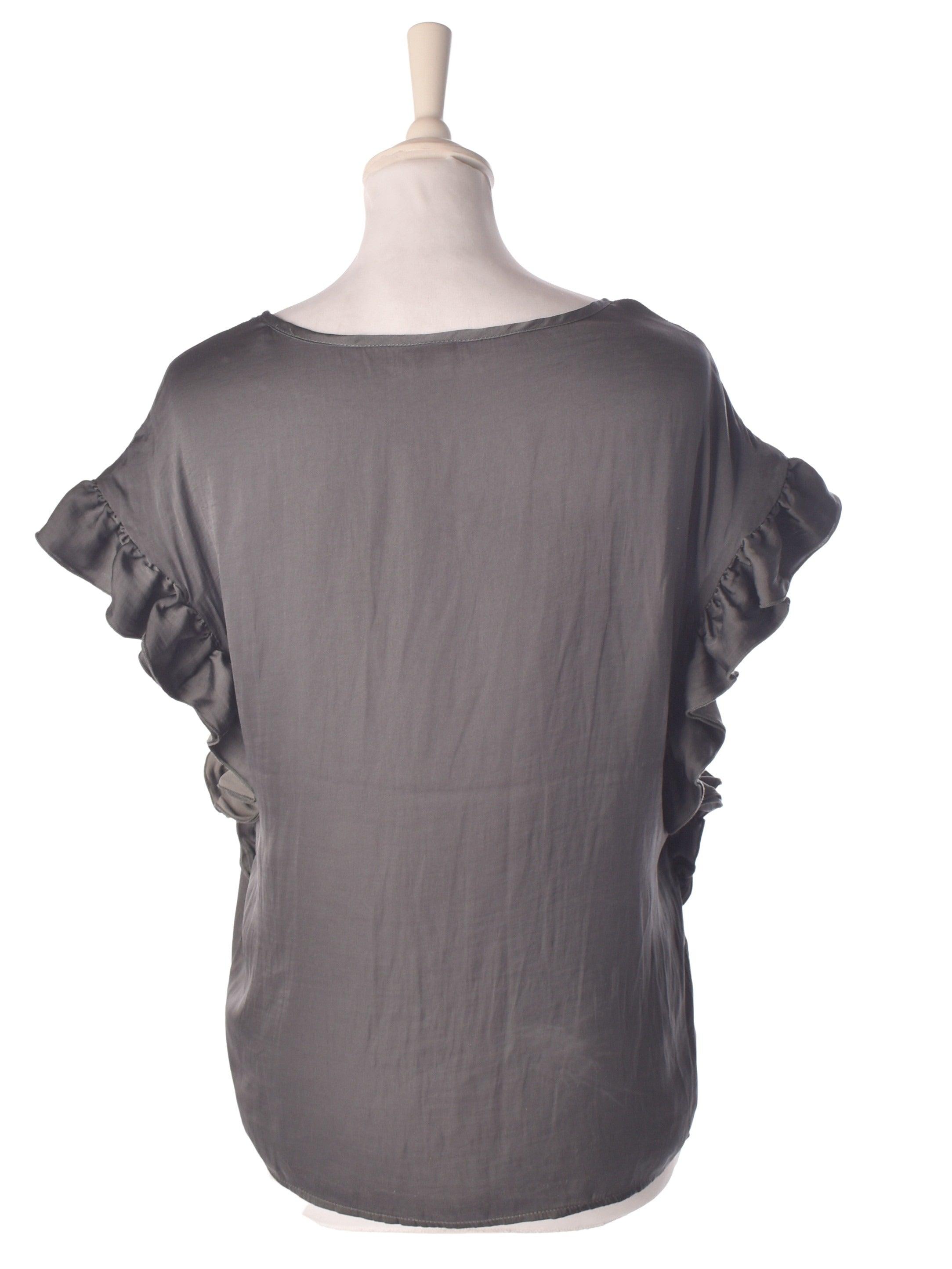 Saint Tropez Top - XS / Grå / Kvinde - SassyLAB Secondhand