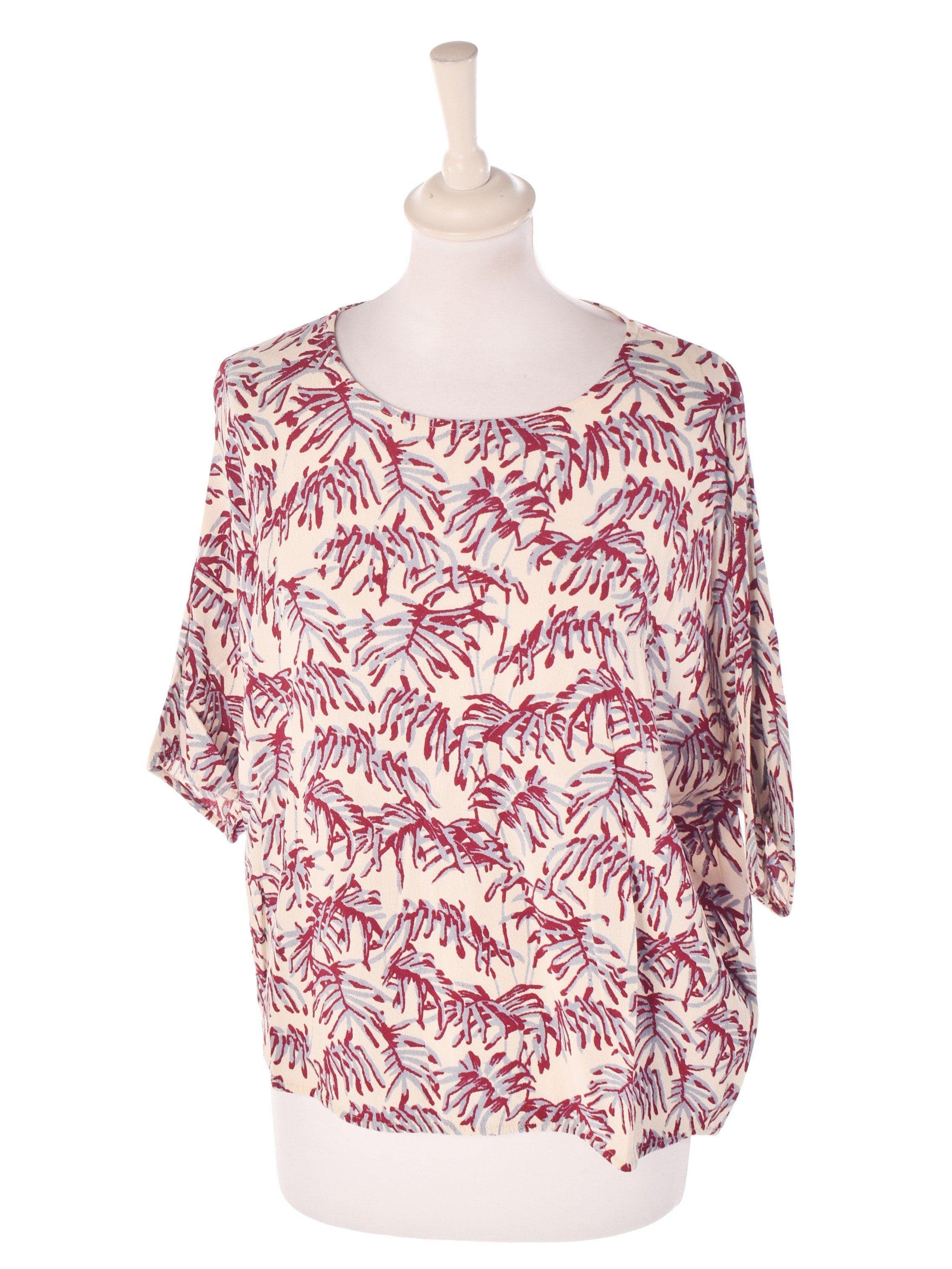 Samsøe Samsøe Bluse - M / Bordeaux / Kvinde - SassyLAB Secondhand