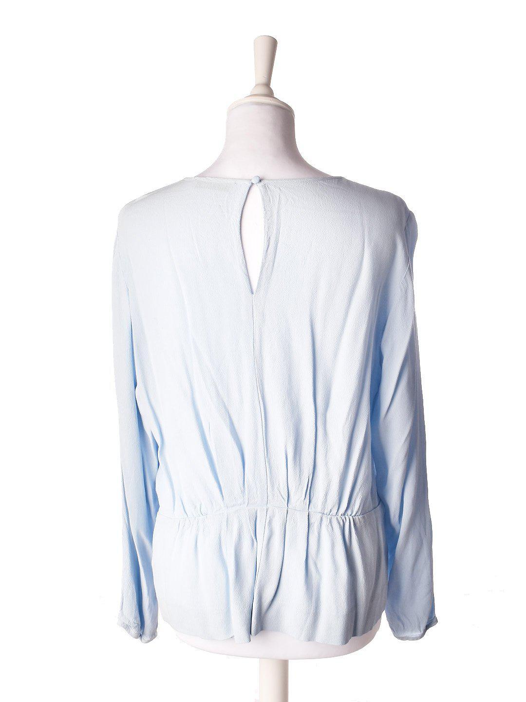 Samsøe Samsøe Bluse - M/L / Blå / Kvinde - SassyLAB Secondhand