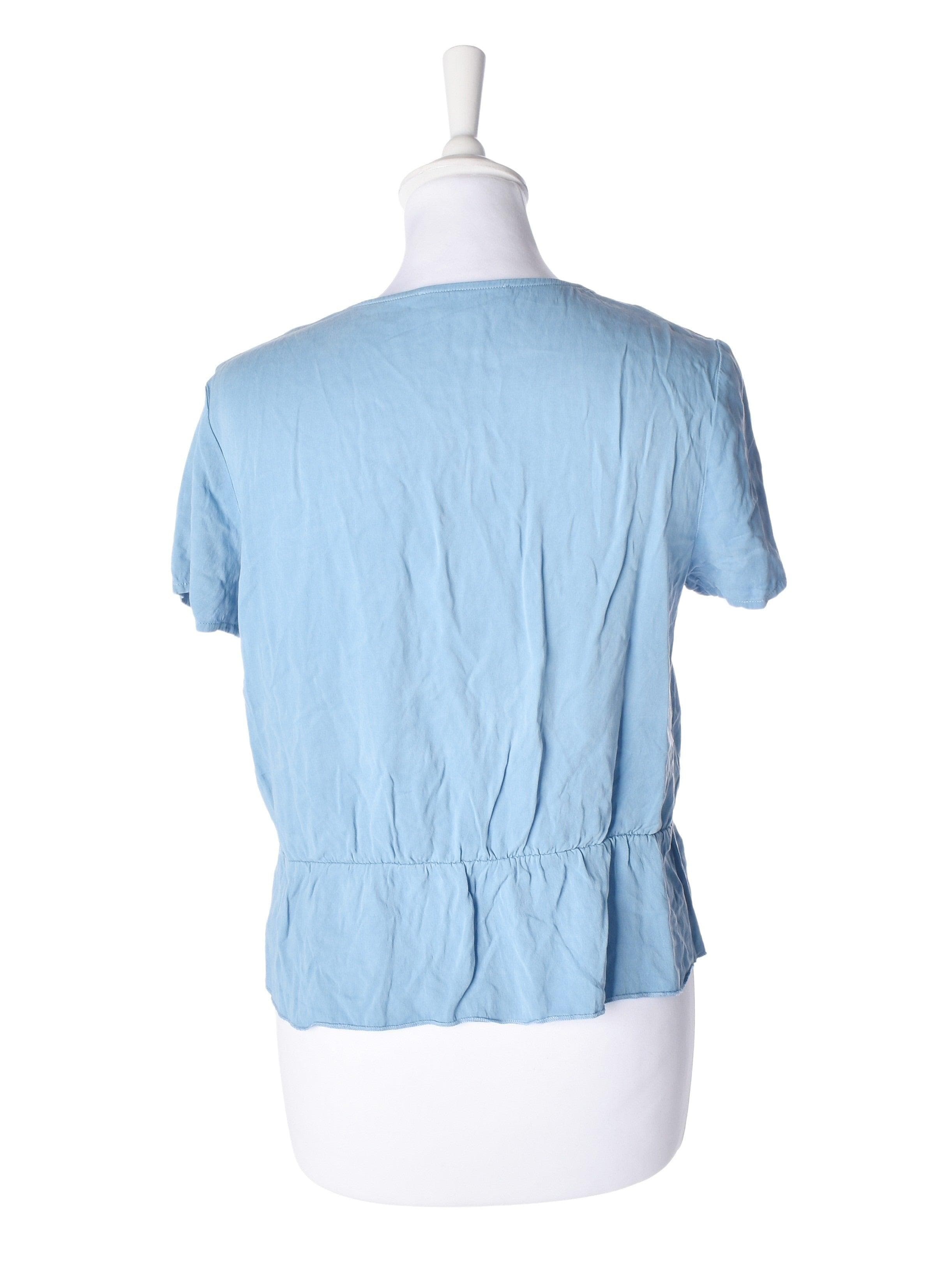Samsøe Samsøe Bluse - S / Blå / Kvinde - SassyLAB Secondhand