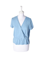 Samsøe Samsøe Bluse - S / Blå / Kvinde - SassyLAB Secondhand