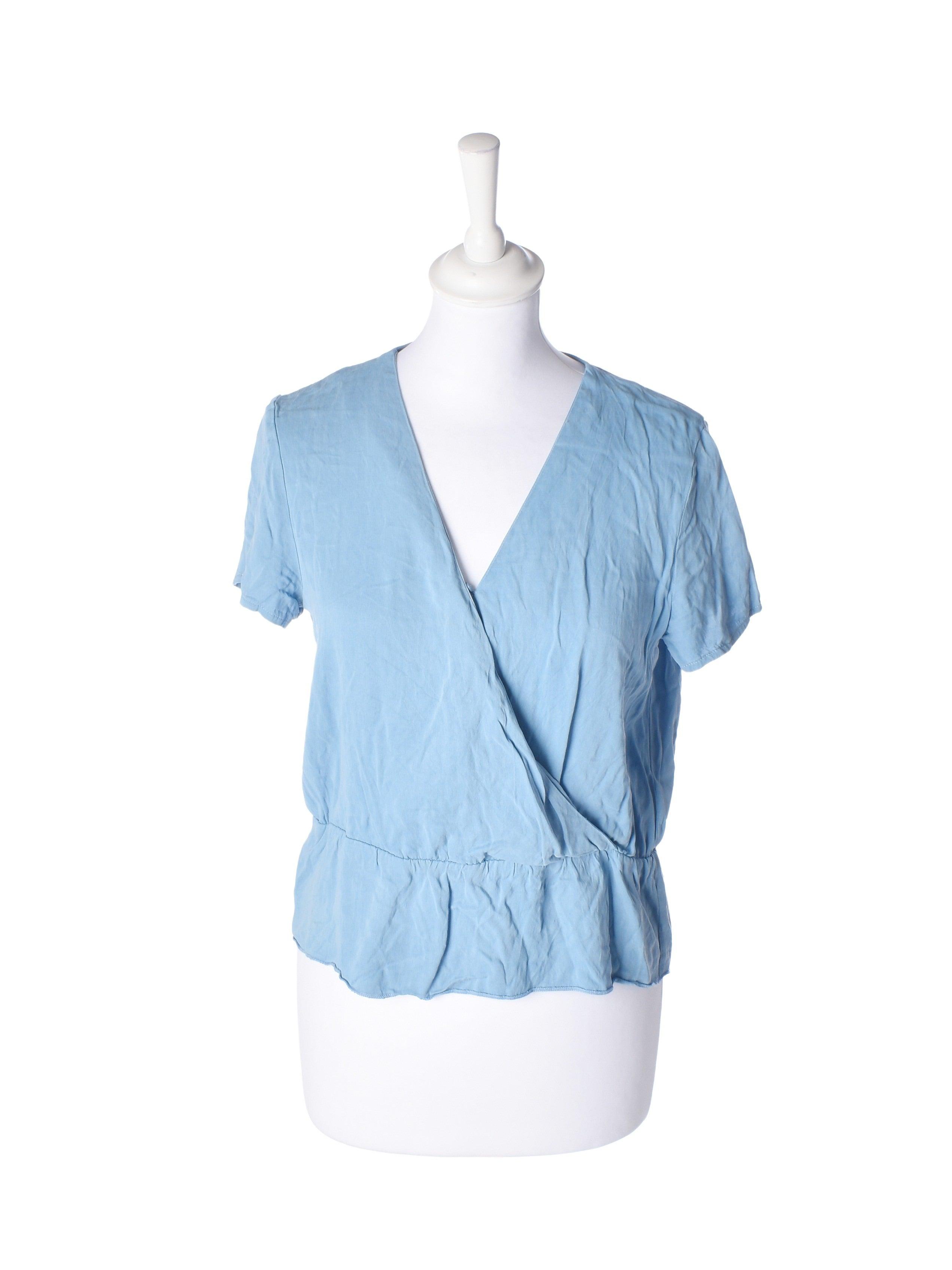 Samsøe Samsøe Bluse - S / Blå / Kvinde - SassyLAB Secondhand