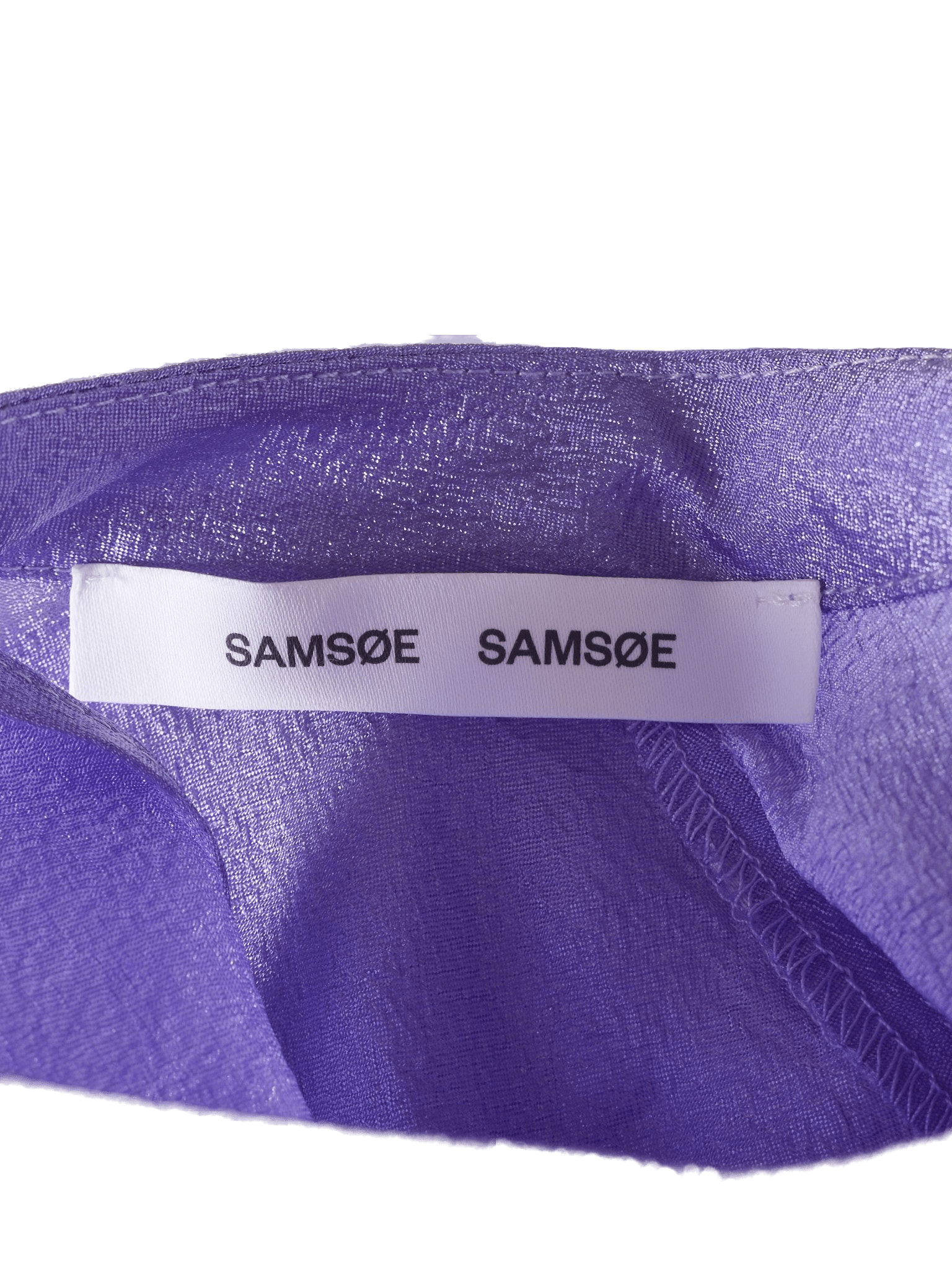 Samsøe Samsøe Bluse - S / Lilla / Kvinde - SassyLAB Secondhand