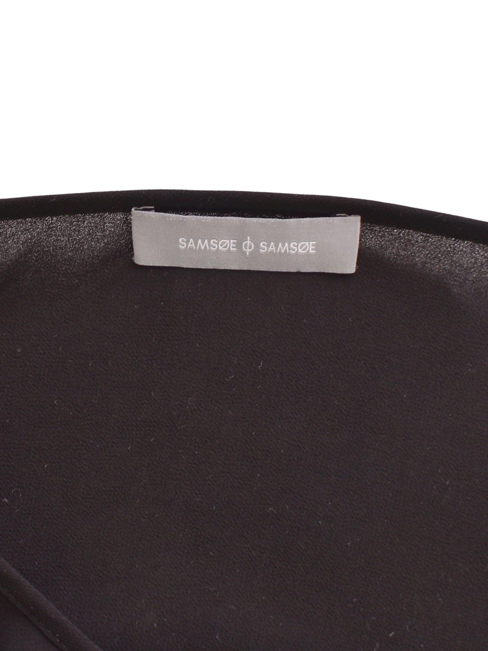 Samsøe Samsøe Skjorte - S / Sort / Kvinde - SassyLAB Secondhand