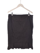 Sand Nederdel - 42 / Sort / Kvinde - SassyLAB Secondhand