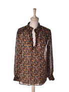Second Female Bluse - M / Blomstret / Kvinde - SassyLAB Secondhand