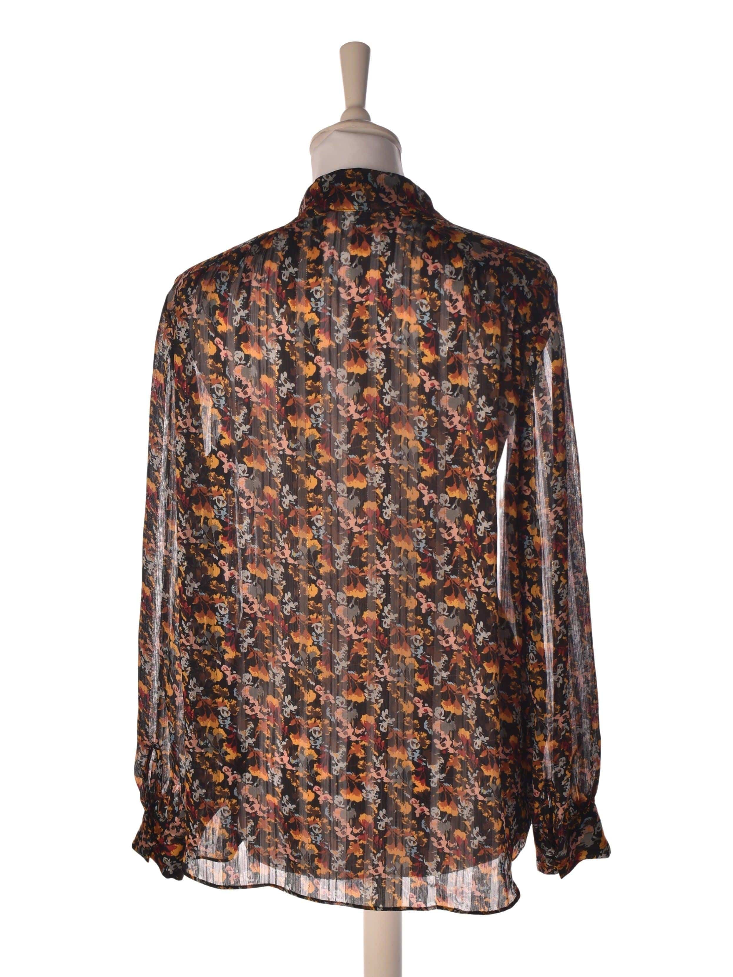 Second Female Bluse - M / Blomstret / Kvinde - SassyLAB Secondhand