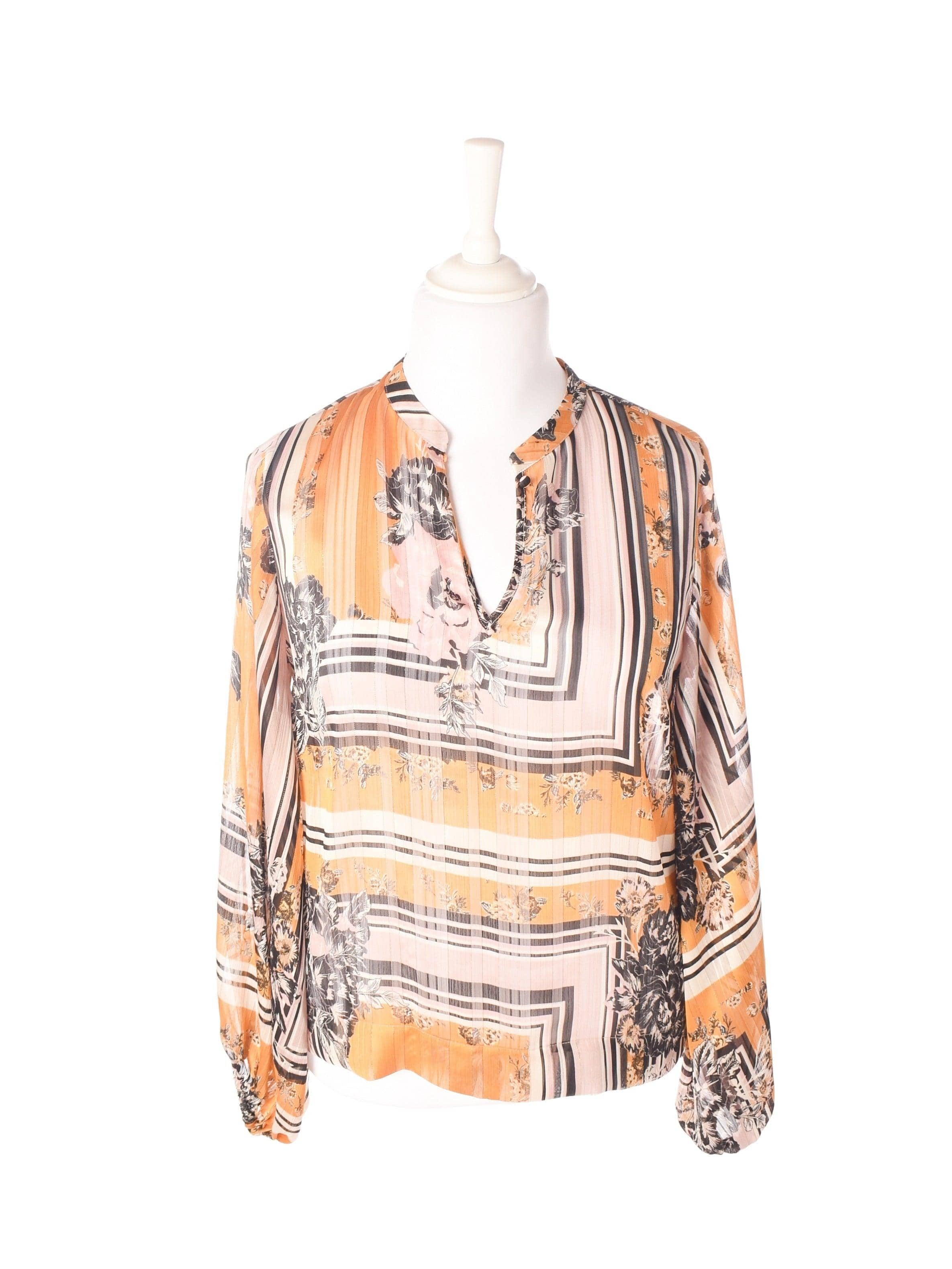 Second Female Bluse - M / Multifarvet / Kvinde - SassyLAB Secondhand