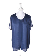 Second Female Bluse - S / Blå / Kvinde - SassyLAB Secondhand