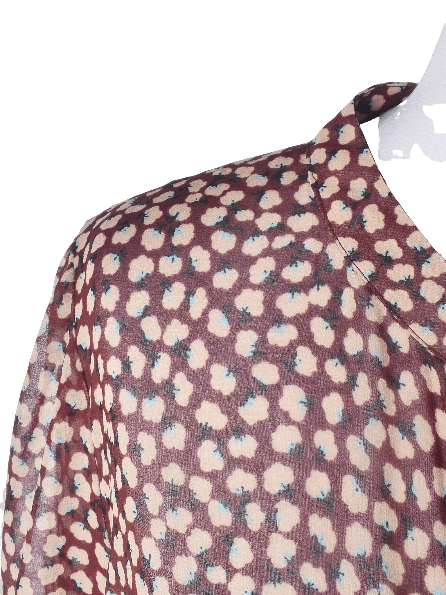 Second Female Bluse - S / Blomstret / Kvinde - SassyLAB Secondhand