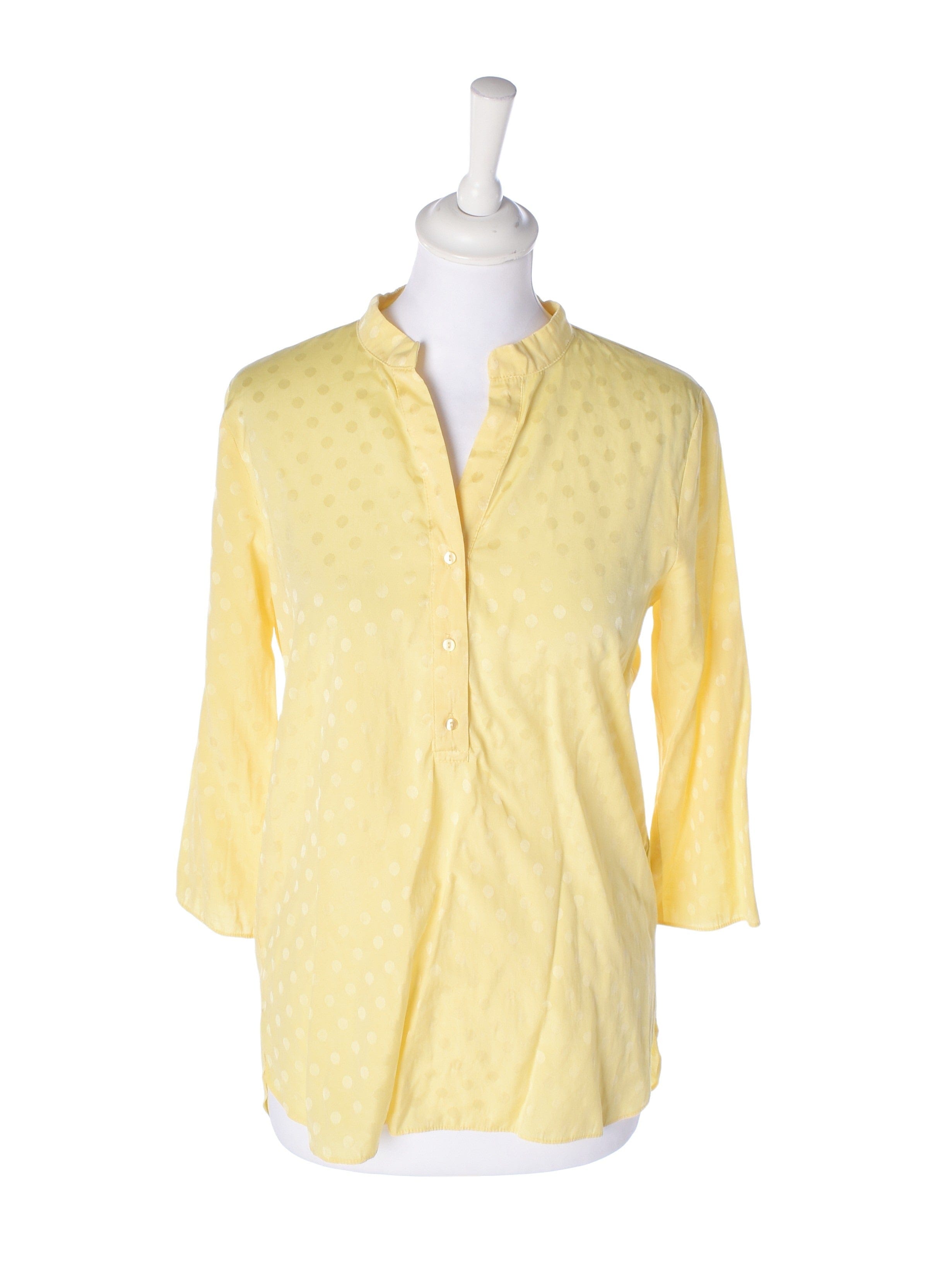 Second Female Bluse - XS / Gul / Kvinde - SassyLAB Secondhand