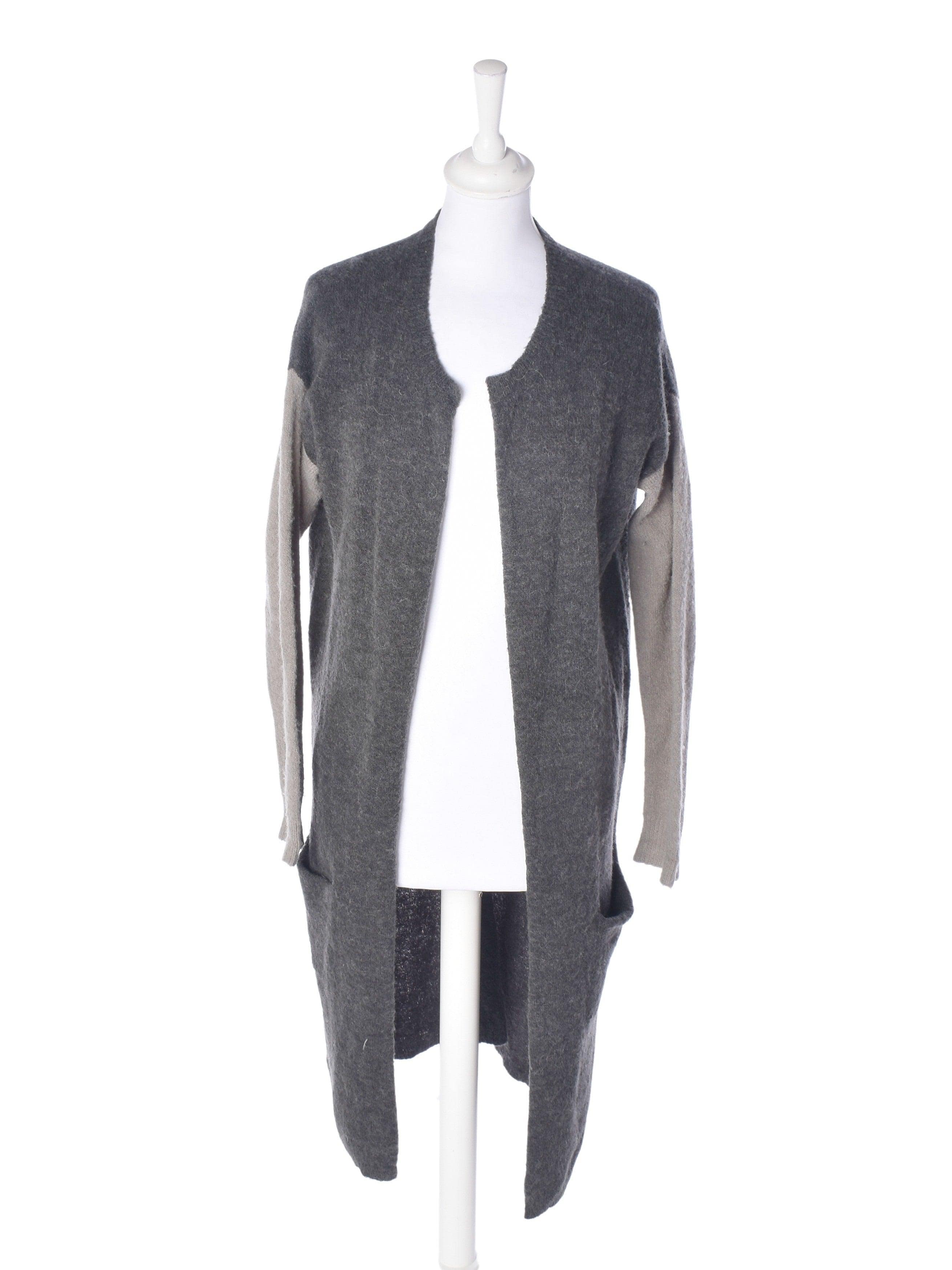 Second Female Cardigan - S / Grå / Kvinde - SassyLAB Secondhand