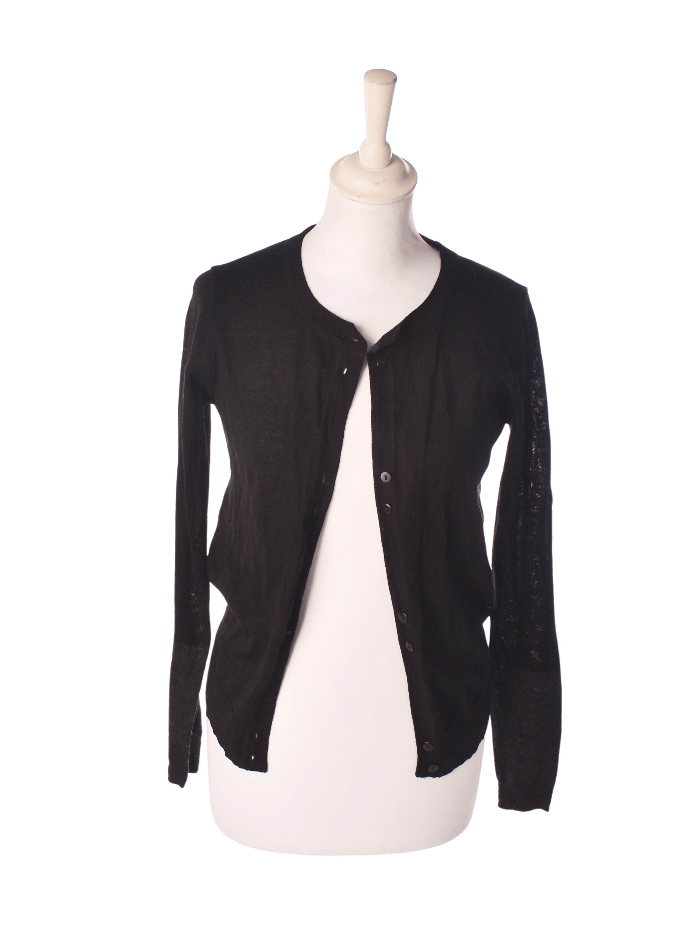 Second Female Cardigan - XS / Sort / Kvinde - SassyLAB Secondhand
