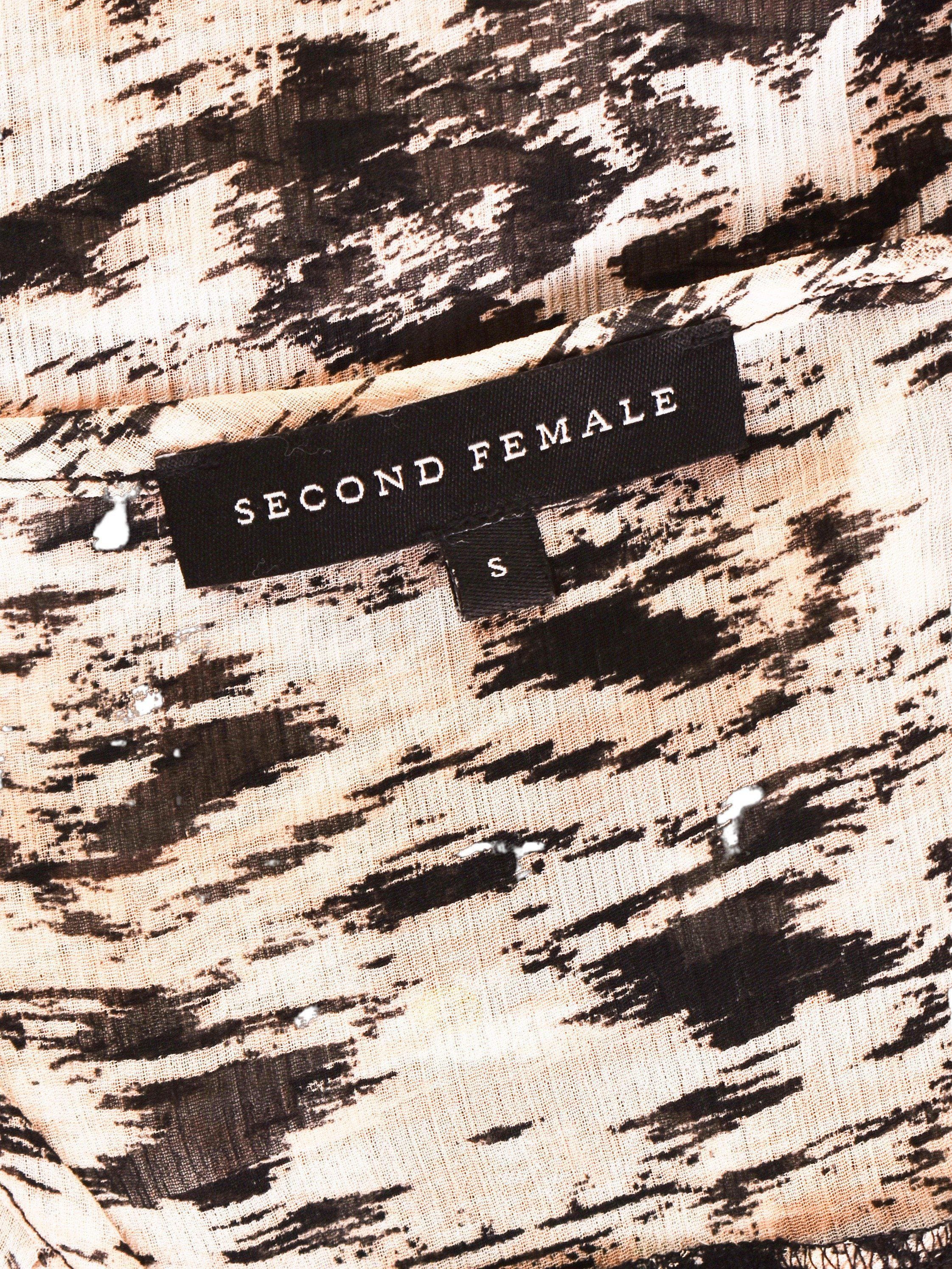 Second Female Kjole - S / Beige / Kvinde - SassyLAB Secondhand