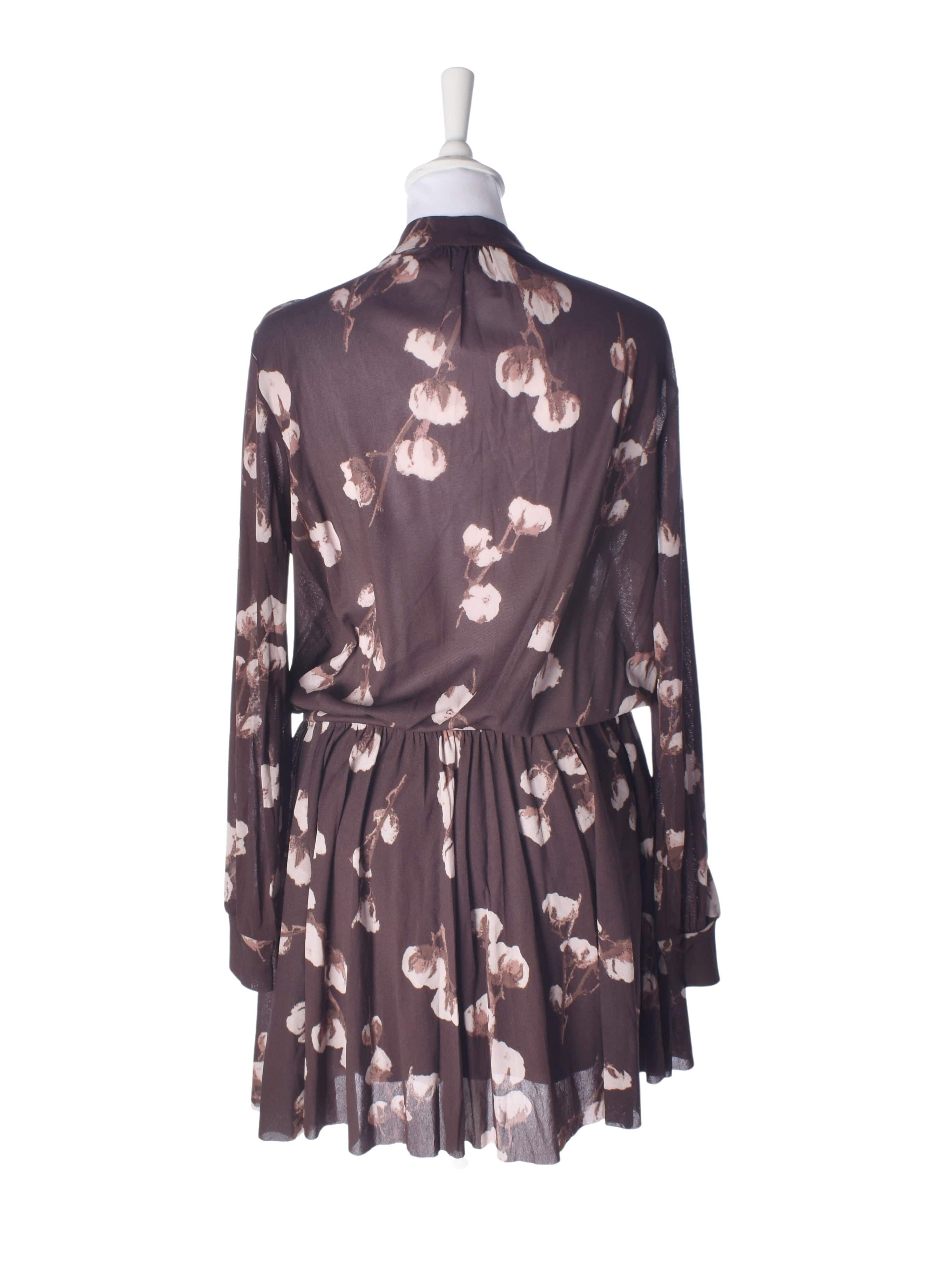 Second Female Kjole - S / Brun / Kvinde - SassyLAB Secondhand
