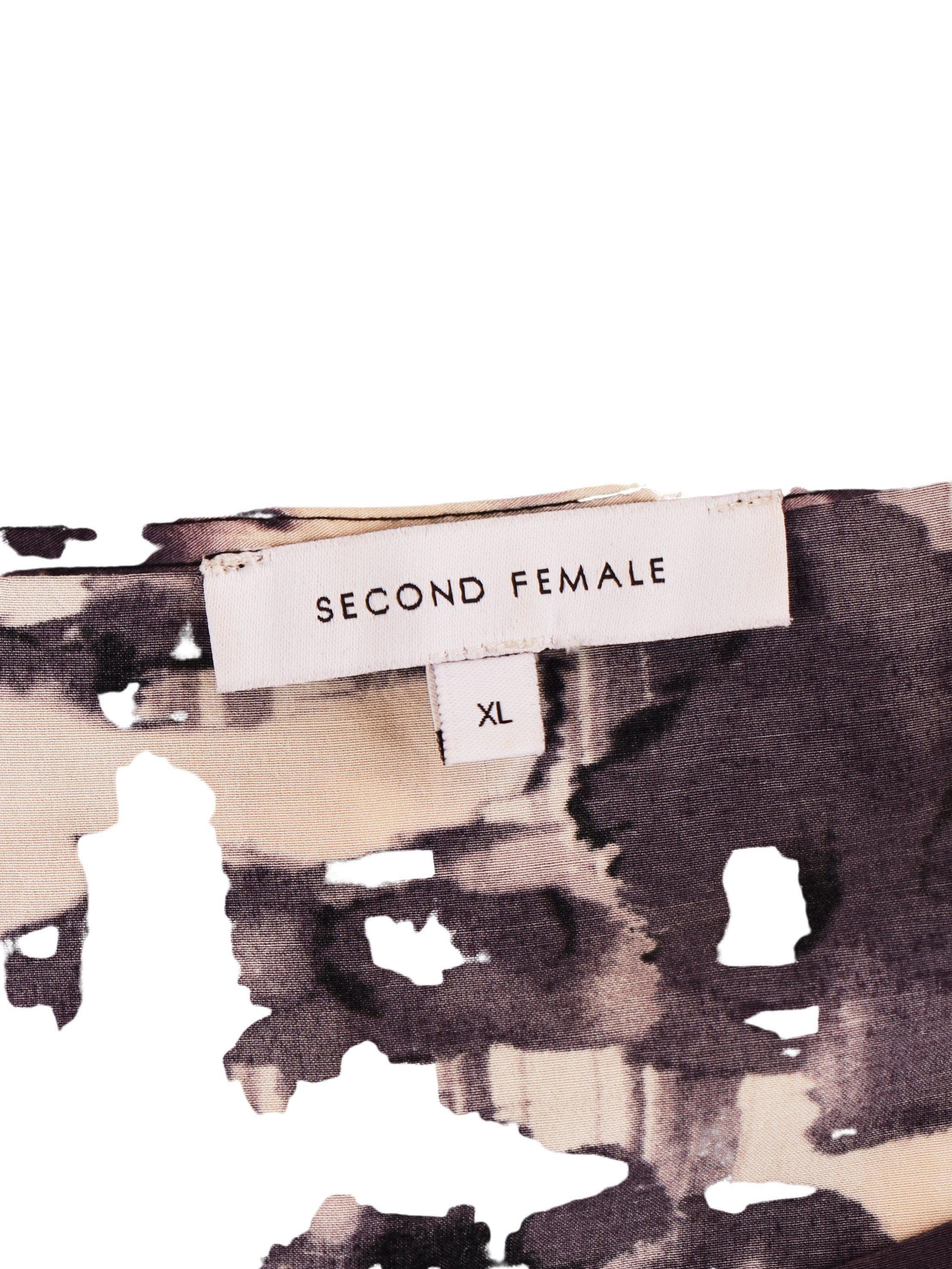 Second Female Kjole - XL / Grå / Kvinde - SassyLAB Secondhand