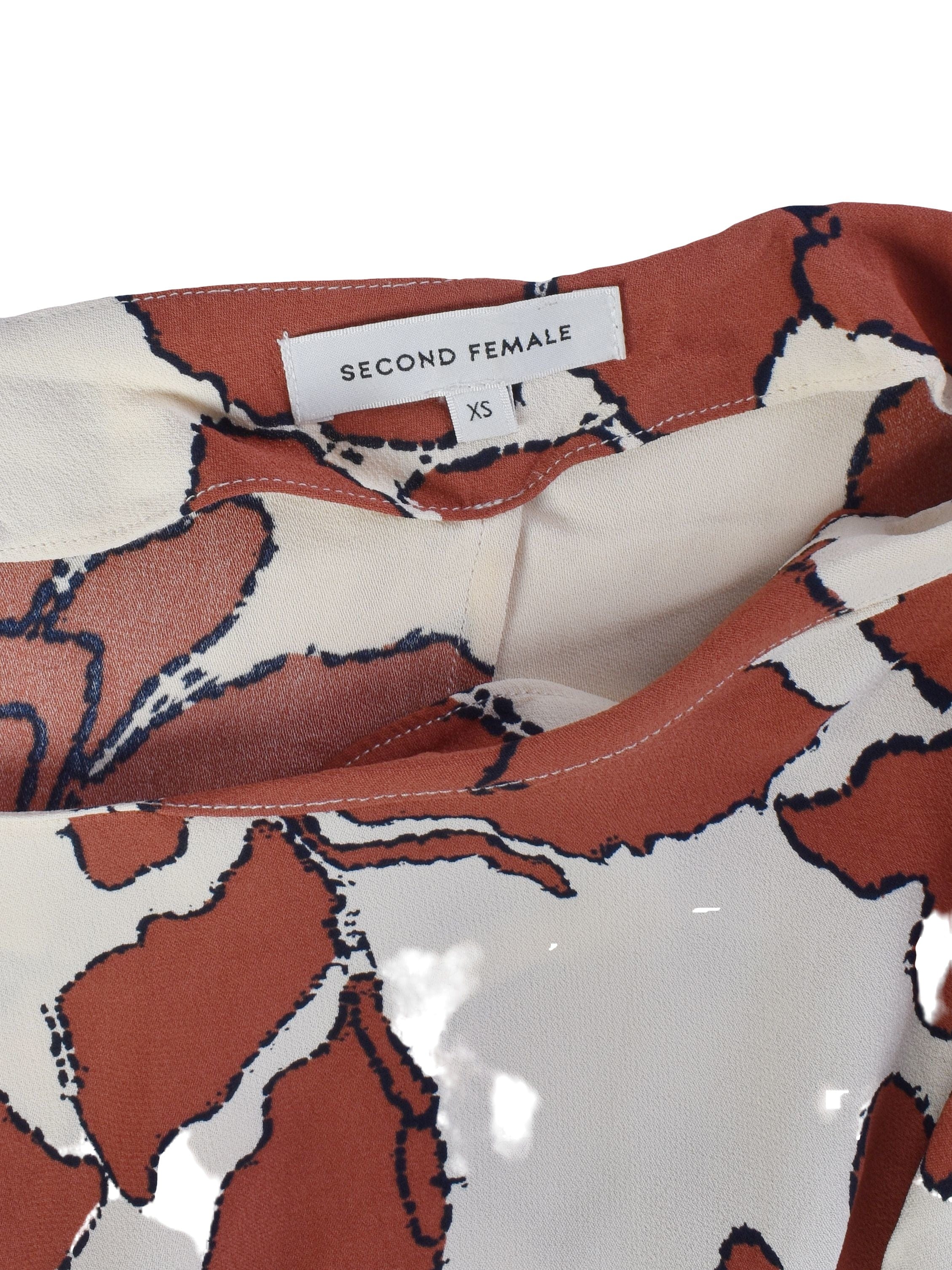 Second Female Kjole - XS / Brun / Kvinde - SassyLAB Secondhand