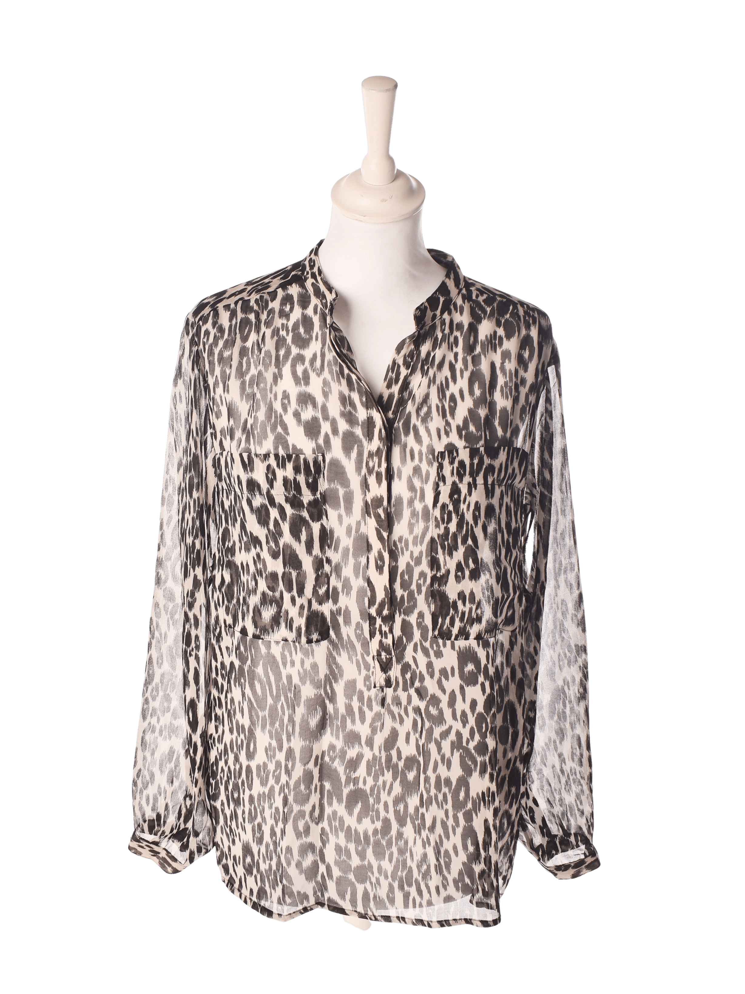 Second Female Skjorte - XS / Dyreprint / Kvinde - SassyLAB Secondhand