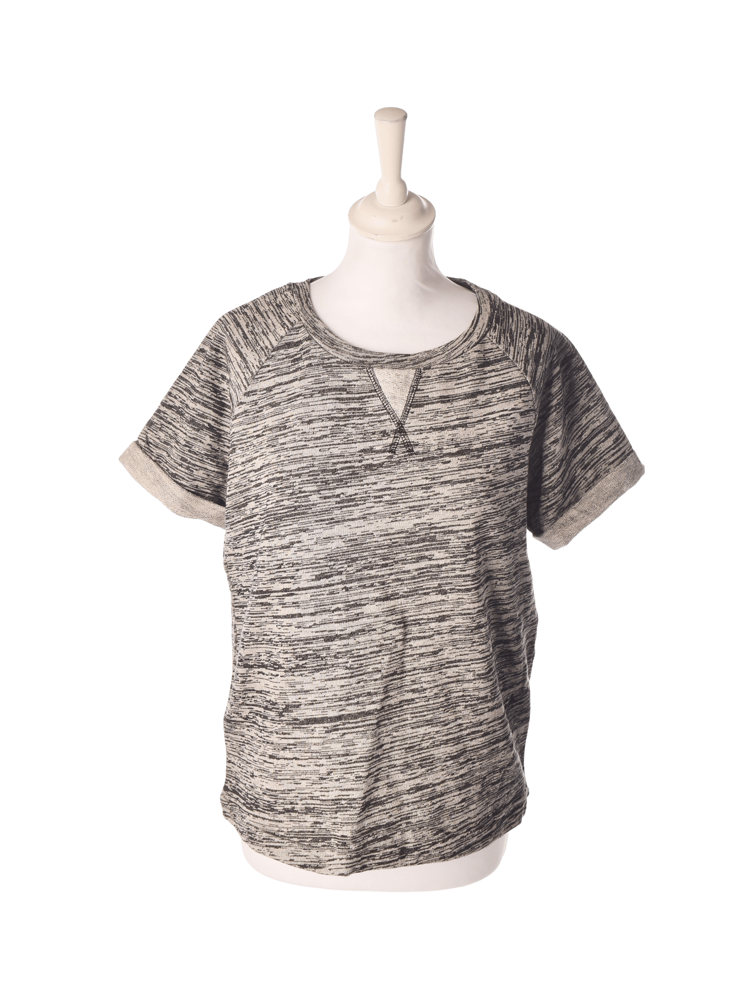 Second Female T-Shirt - S / Grå / Kvinde - SassyLAB Secondhand
