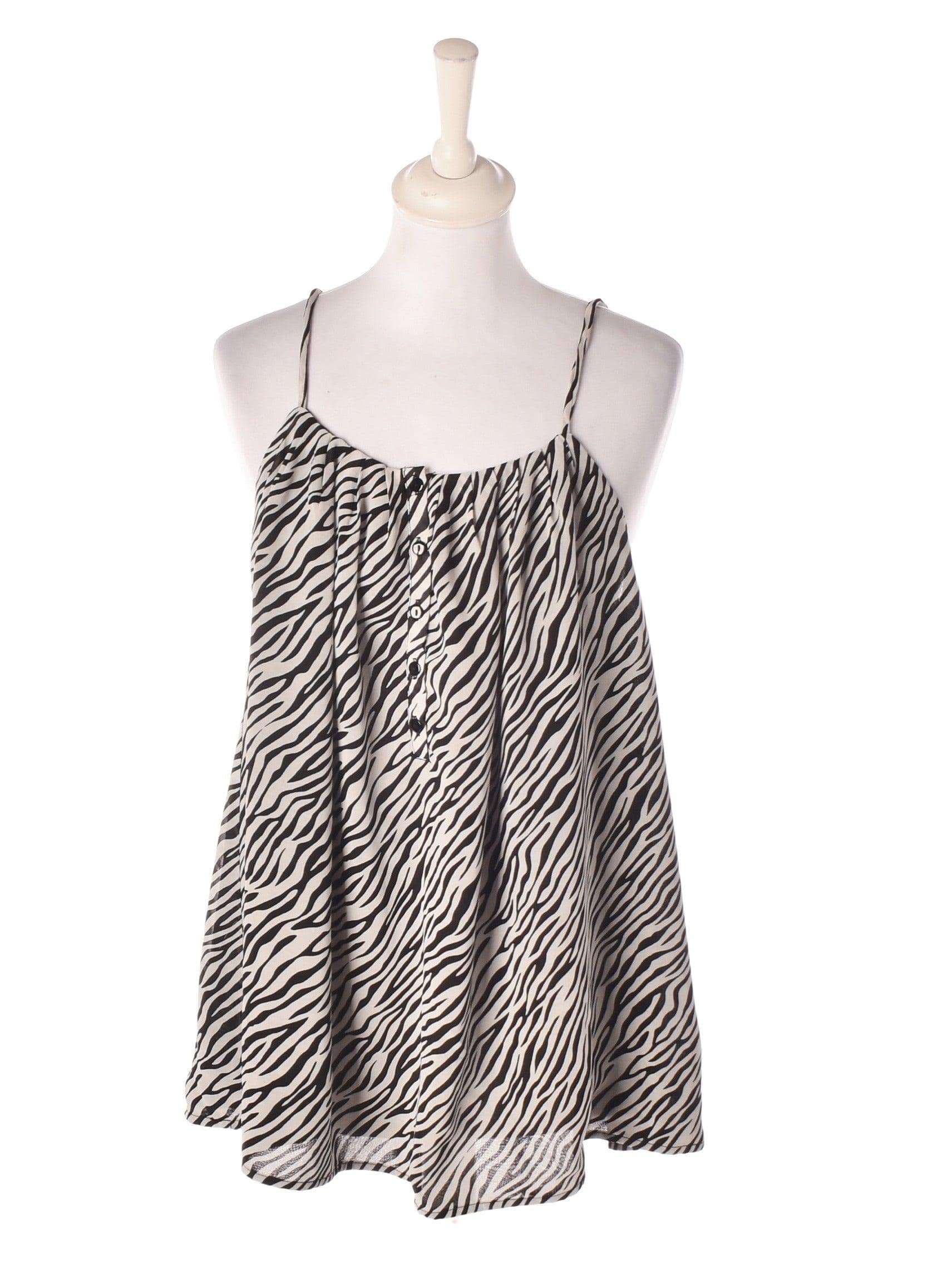 Second Female Top - S / Dyreprint / Kvinde - SassyLAB Secondhand