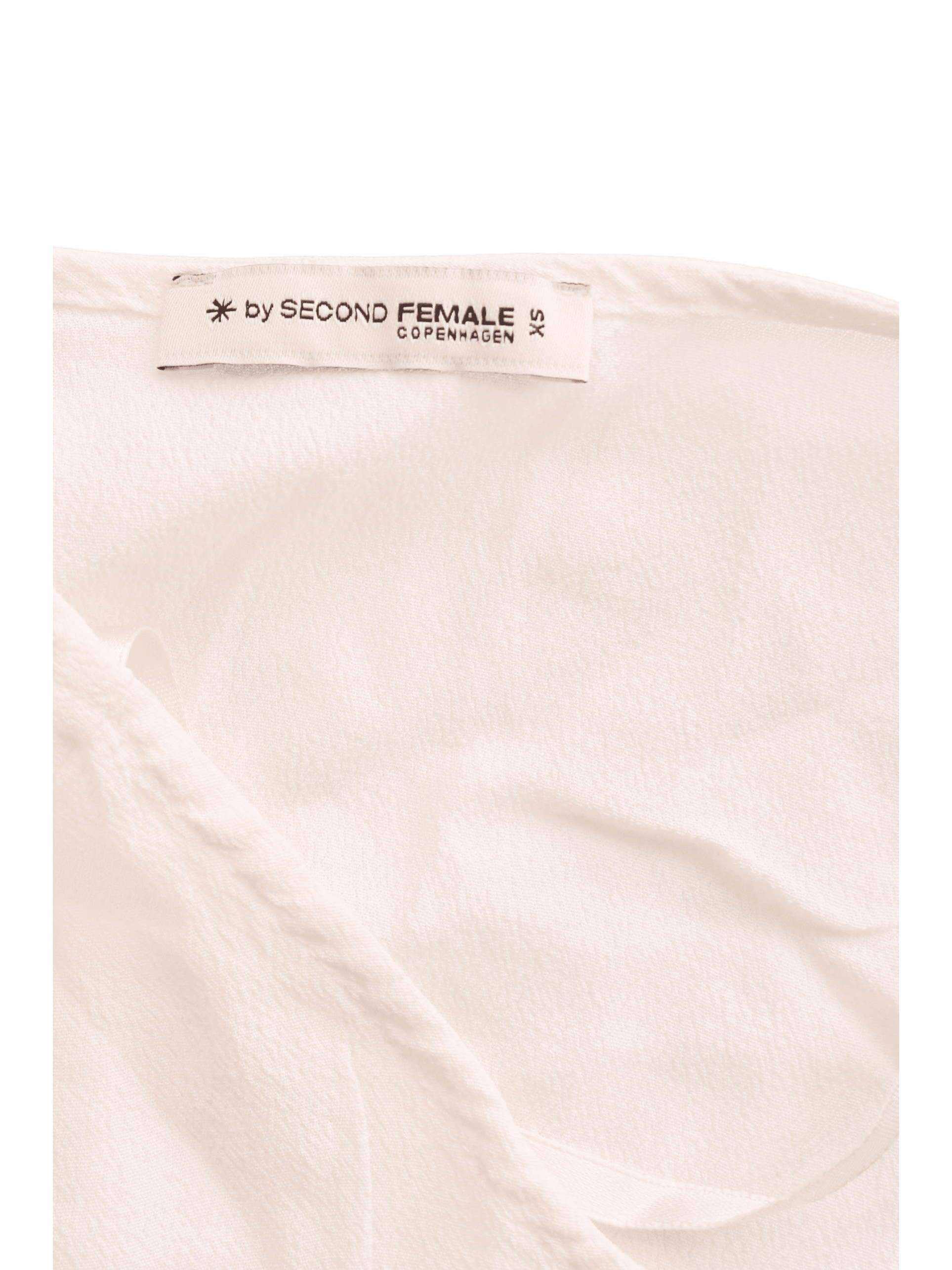 Second Female Top - XS / Hvid / Kvinde - SassyLAB Secondhand