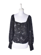 Selected Femme Bluse - 36 / Sort / Kvinde - SassyLAB Secondhand