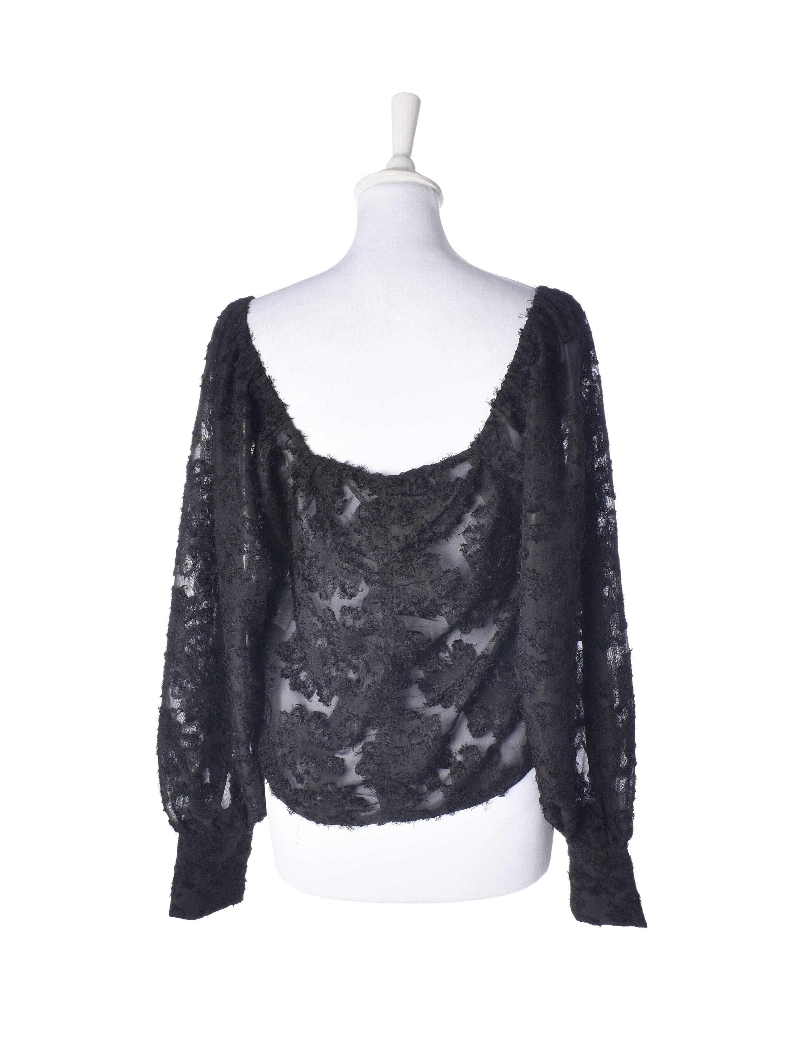 Selected Femme Bluse - 36 / Sort / Kvinde - SassyLAB Secondhand
