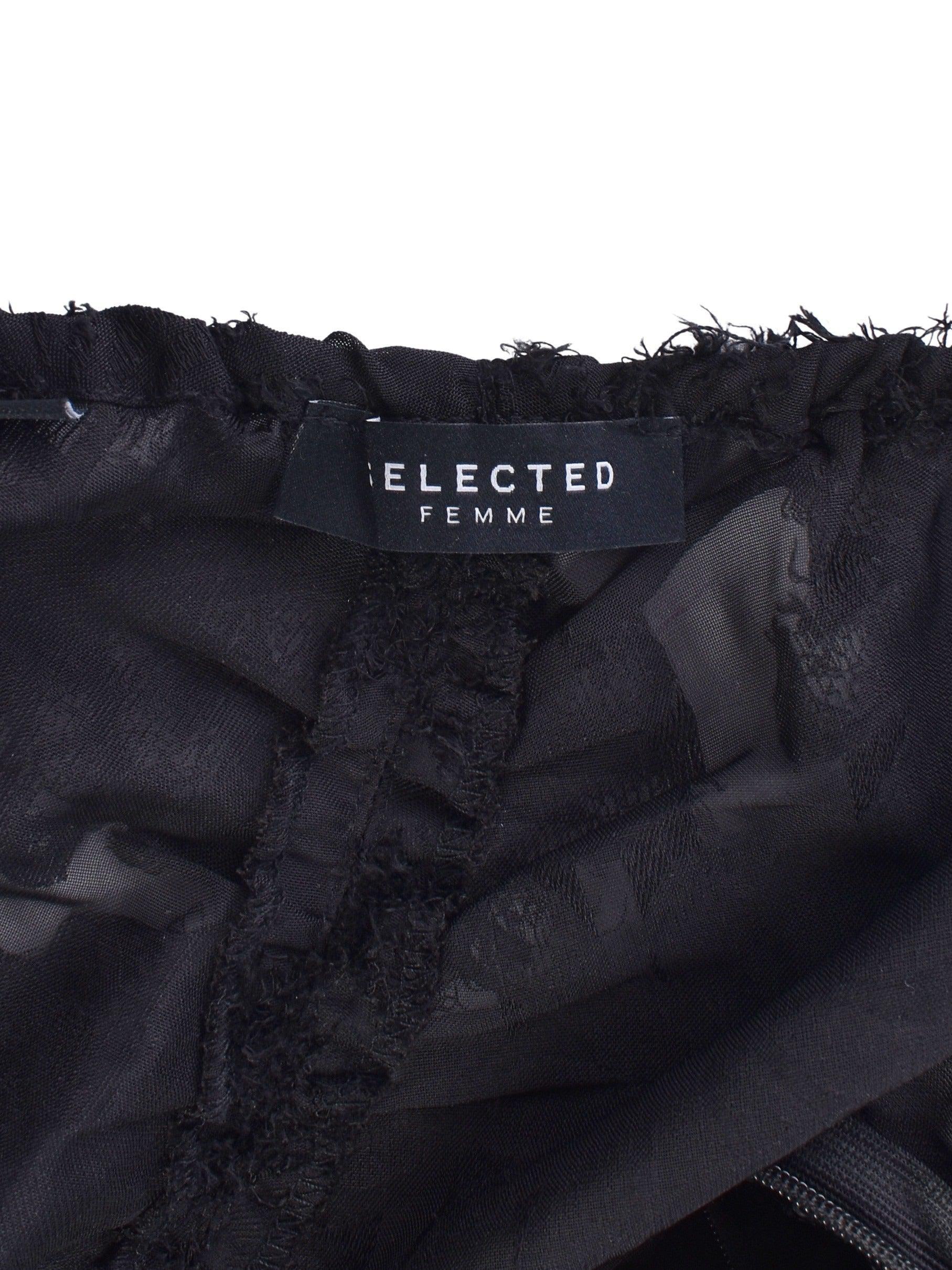 Selected Femme Bluse - 36 / Sort / Kvinde - SassyLAB Secondhand