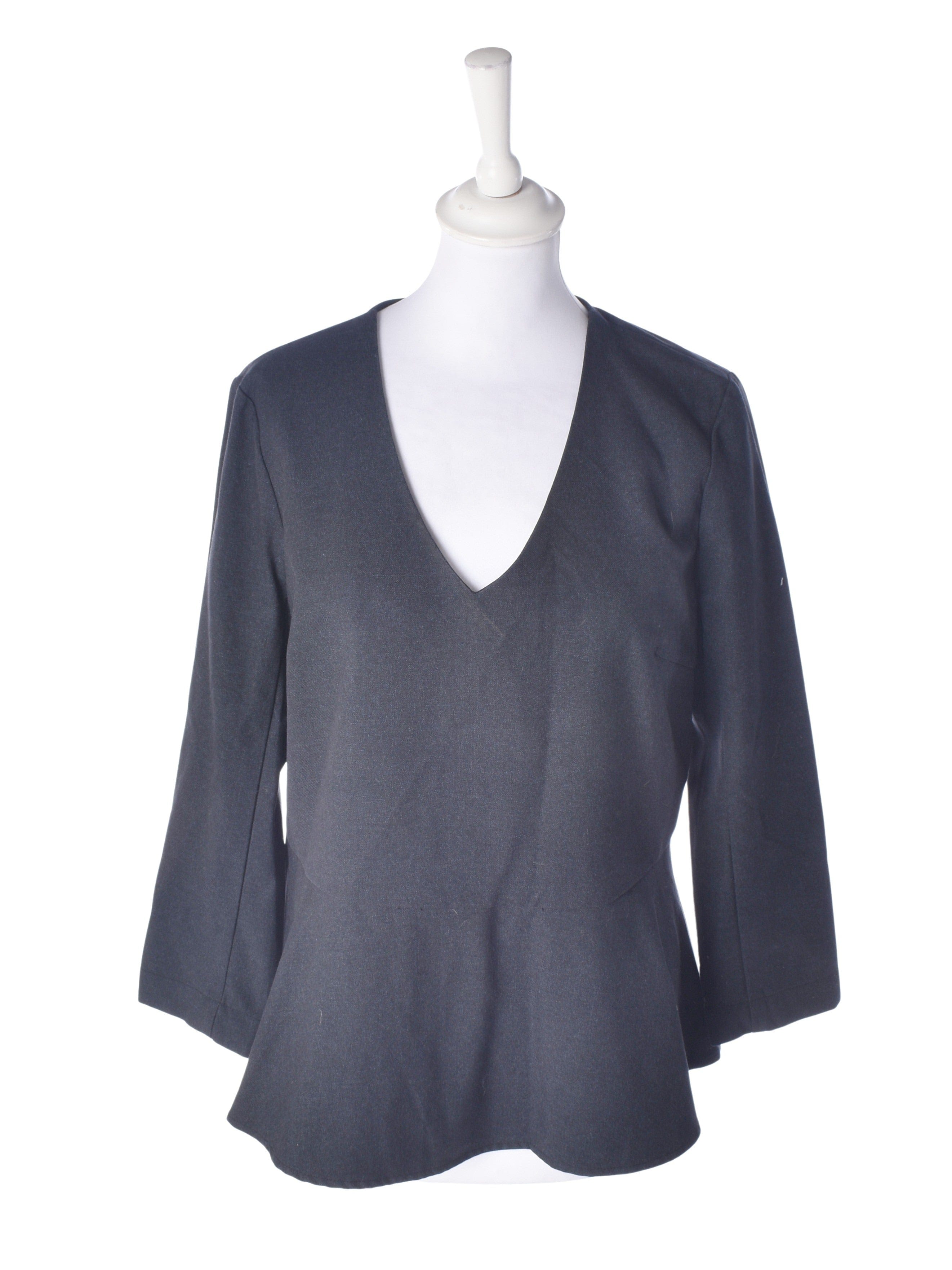 Selected Femme Bluse - 38 / Blå / Kvinde - SassyLAB Secondhand