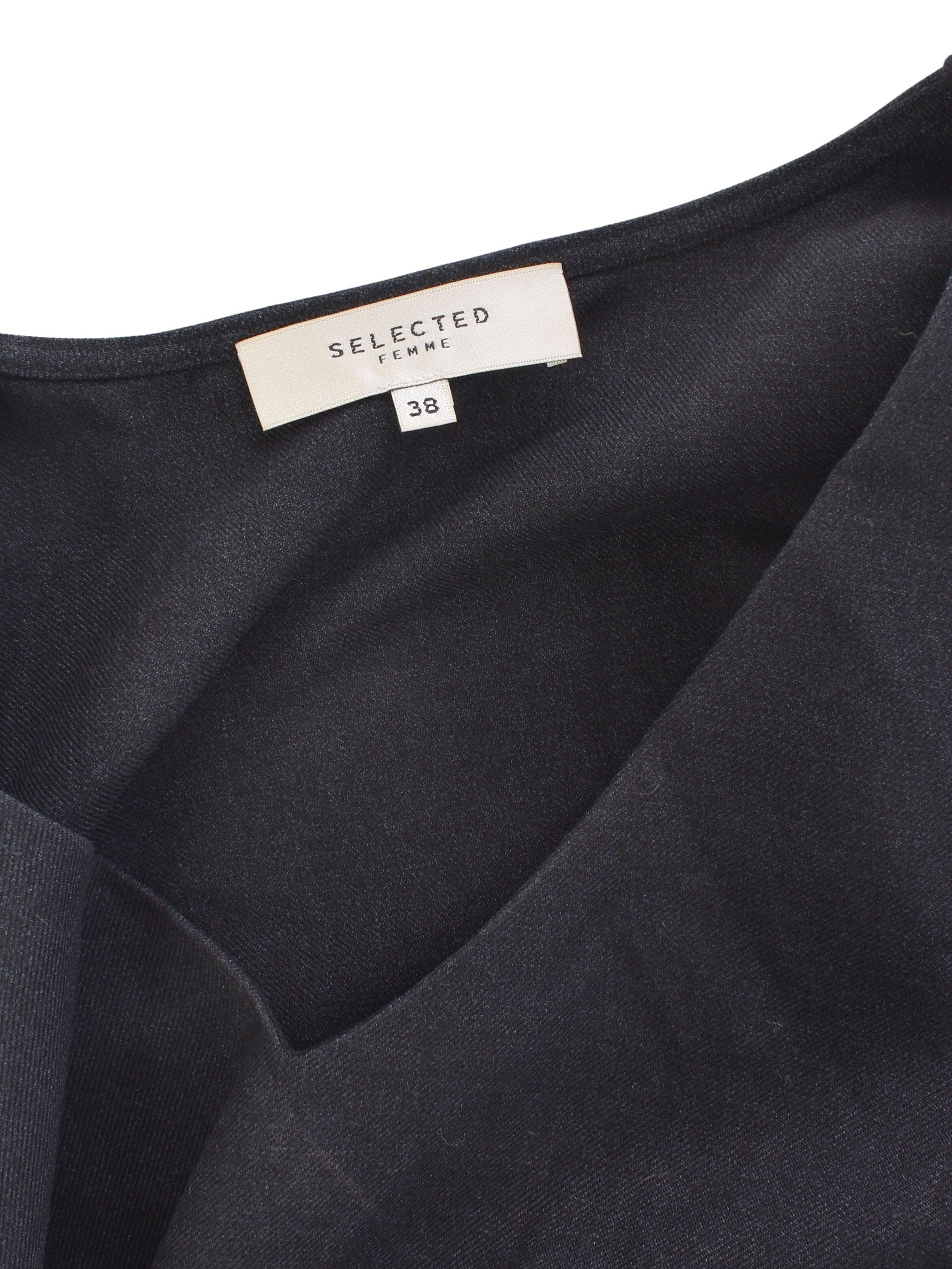 Selected Femme Bluse - 38 / Blå / Kvinde - SassyLAB Secondhand