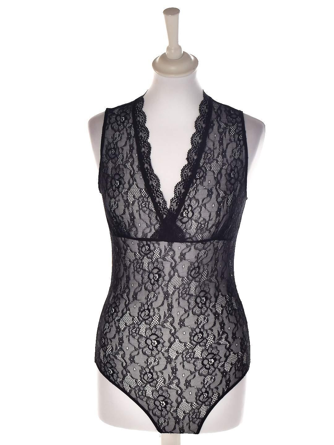 Selected Femme Bodystocking - XS / Sort / Kvinde - SassyLAB Secondhand