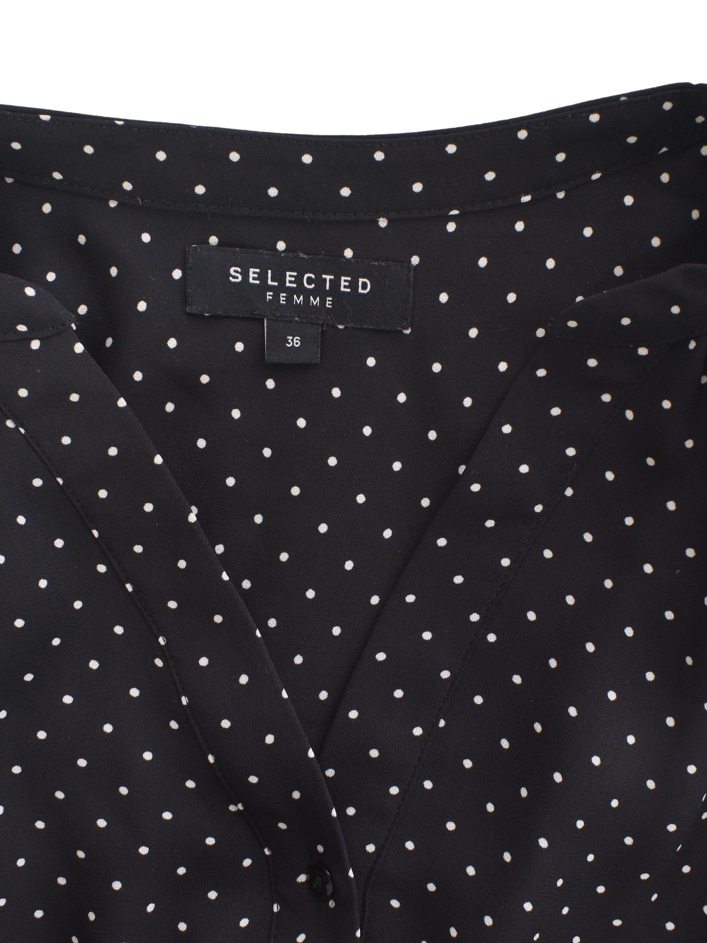 Selected Femme Kjole - 36 / Sort / Kvinde - SassyLAB Secondhand