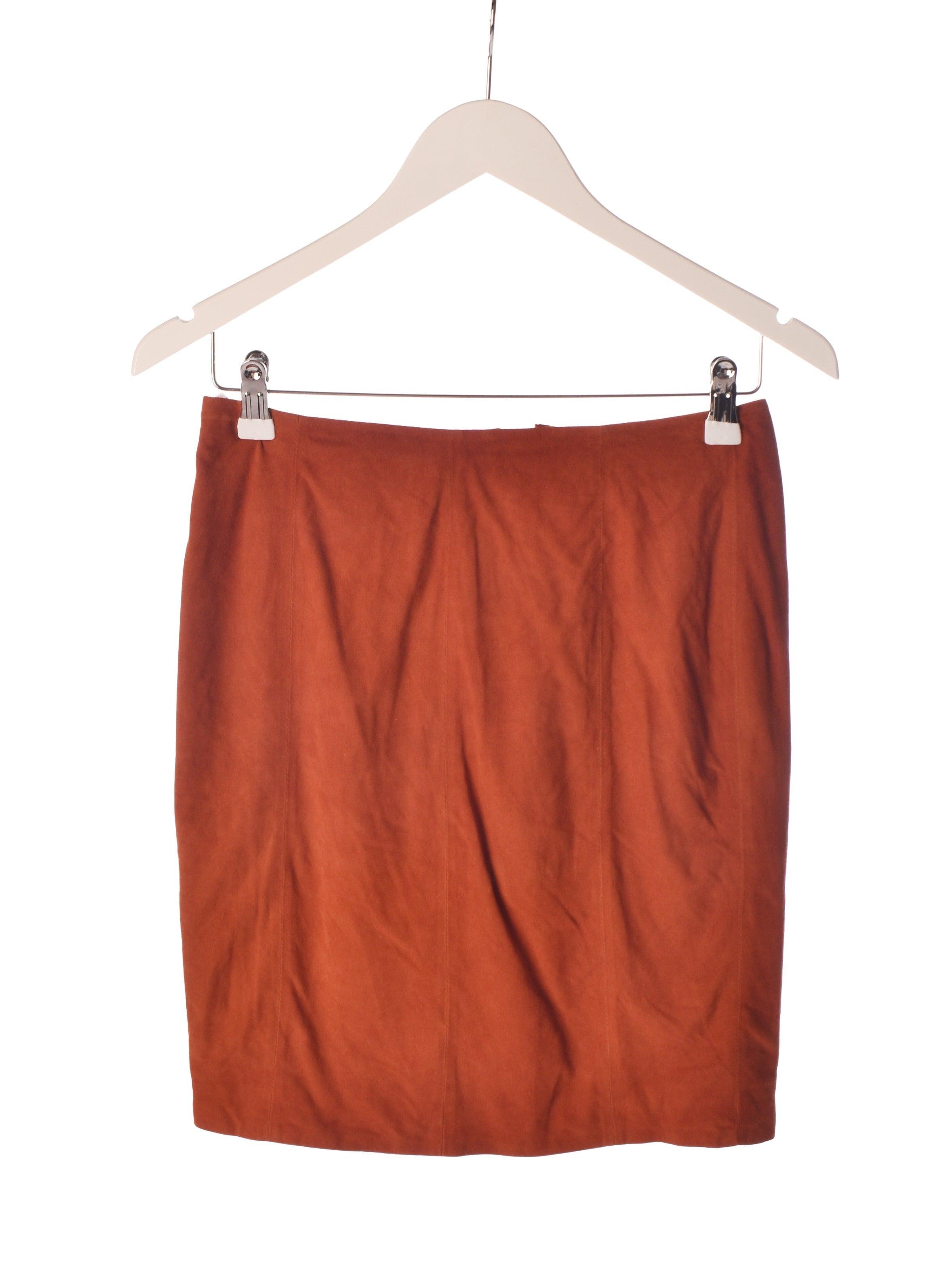 Selected Femme Nederdel - 36 / Orange / Kvinde - SassyLAB Secondhand