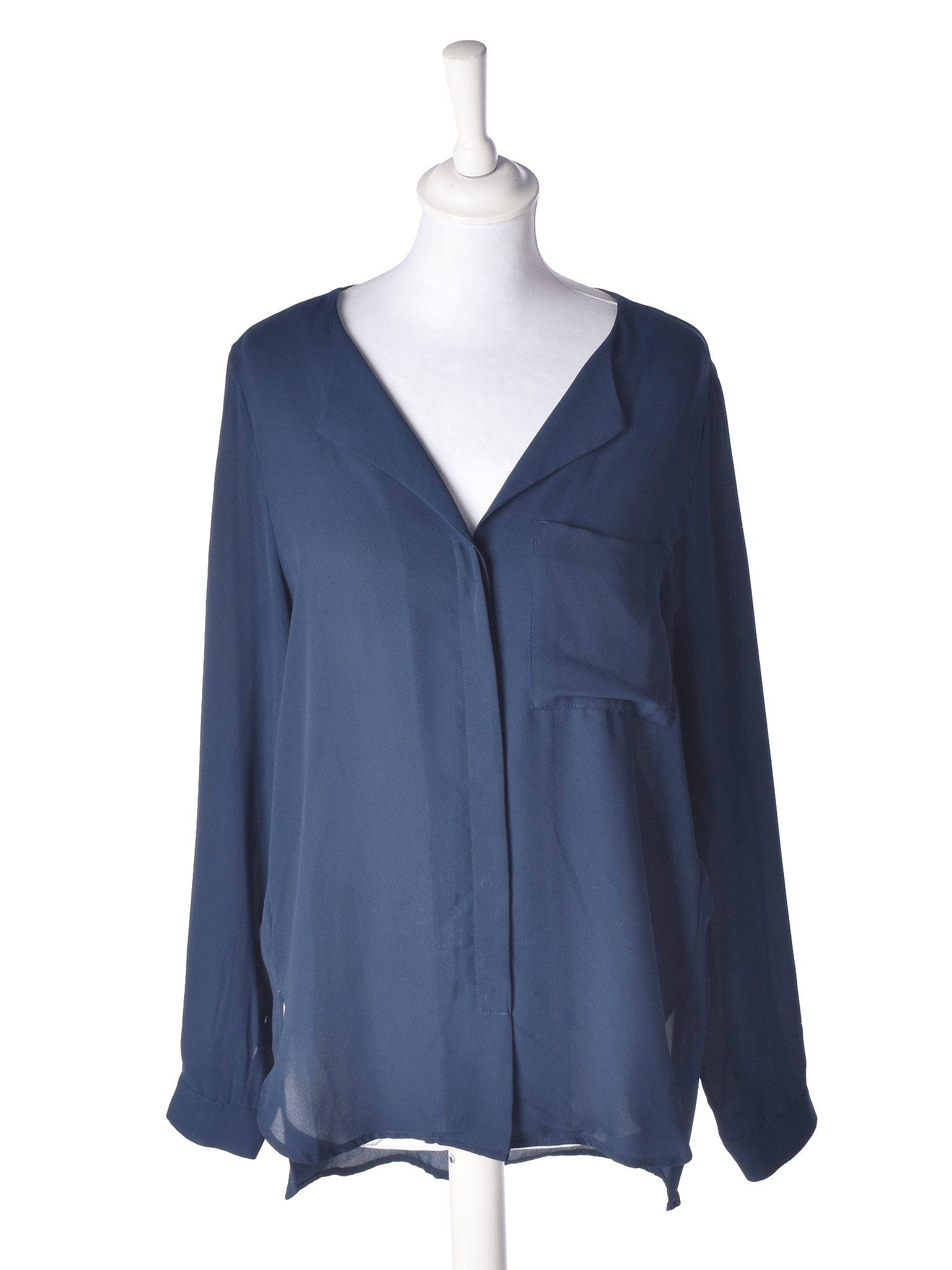 Selected Femme Skjorte - 36 / Blå / Kvinde - SassyLAB Secondhand