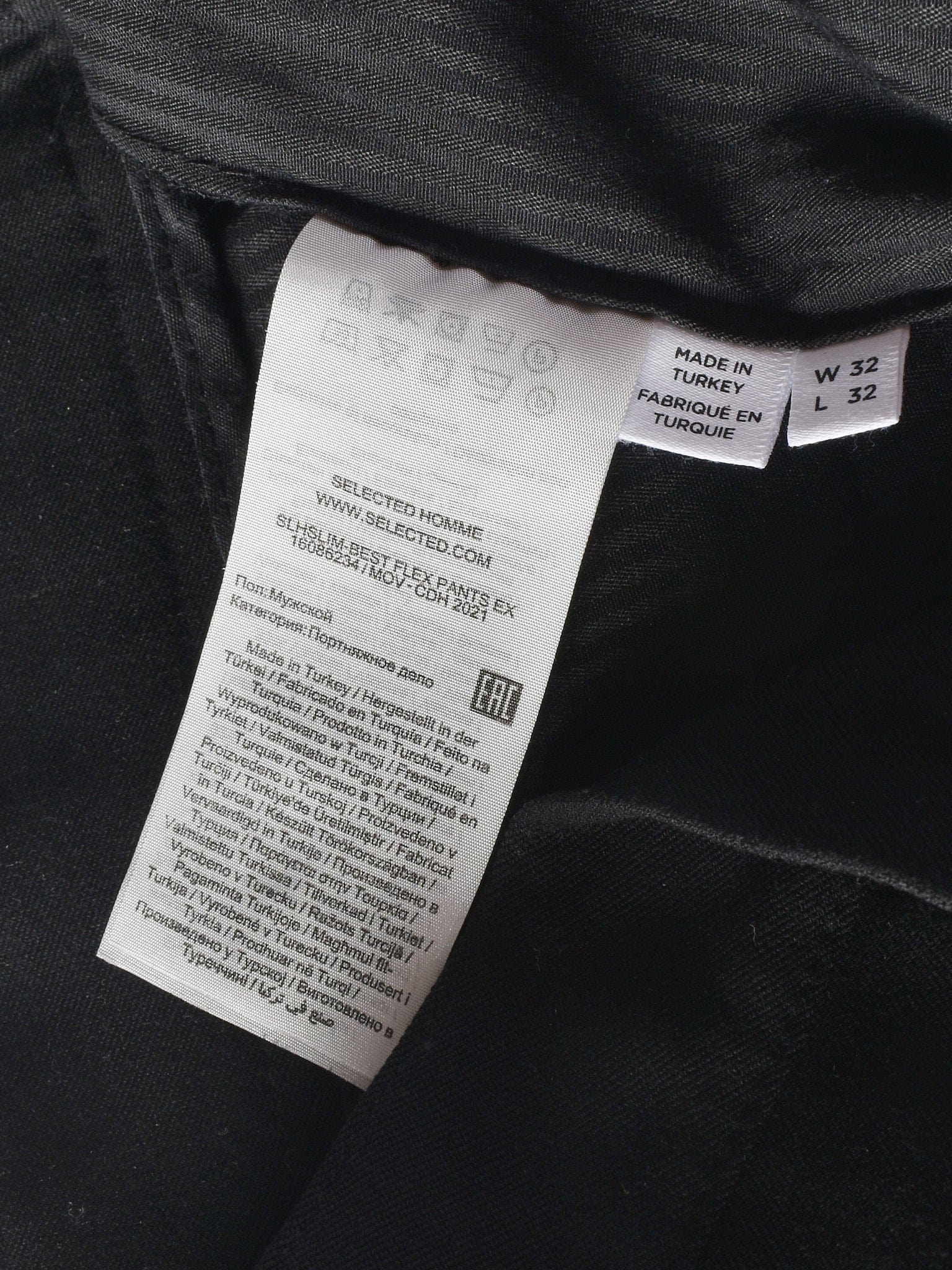 Selected Homme Habitbukser - W32 L32 / Sort / Mand - SassyLAB Secondhand