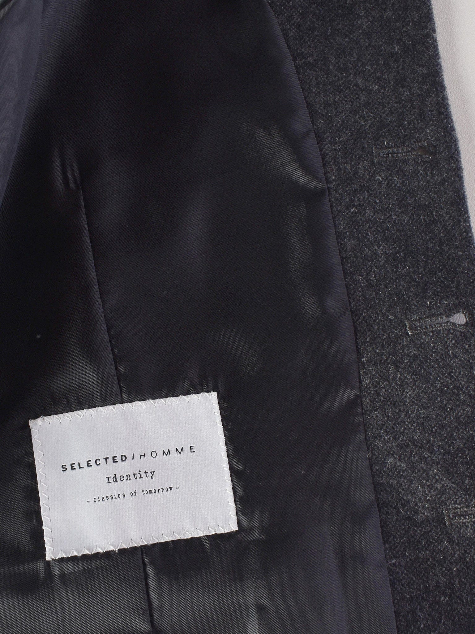 Selected Homme Vest - 52 / Grå / Mand - SassyLAB Secondhand