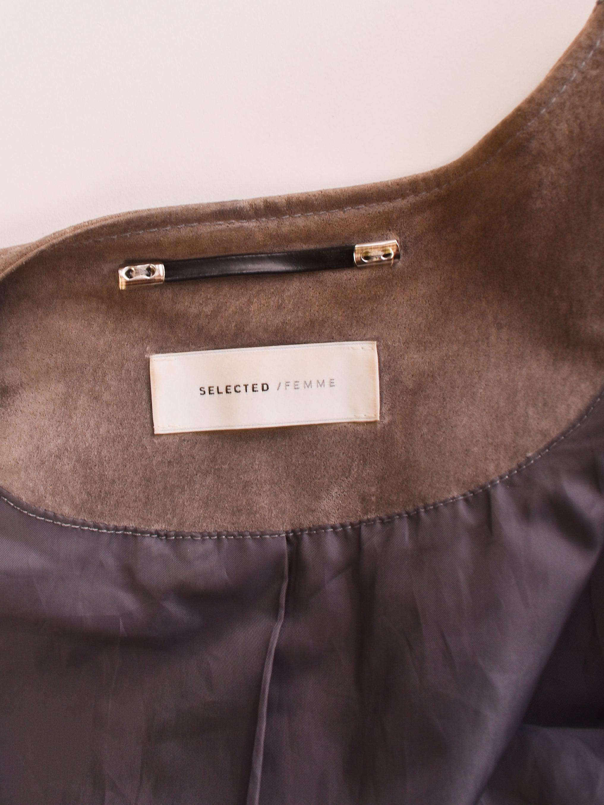 Selected Jakke - 38 / Grå / Kvinde - SassyLAB Secondhand