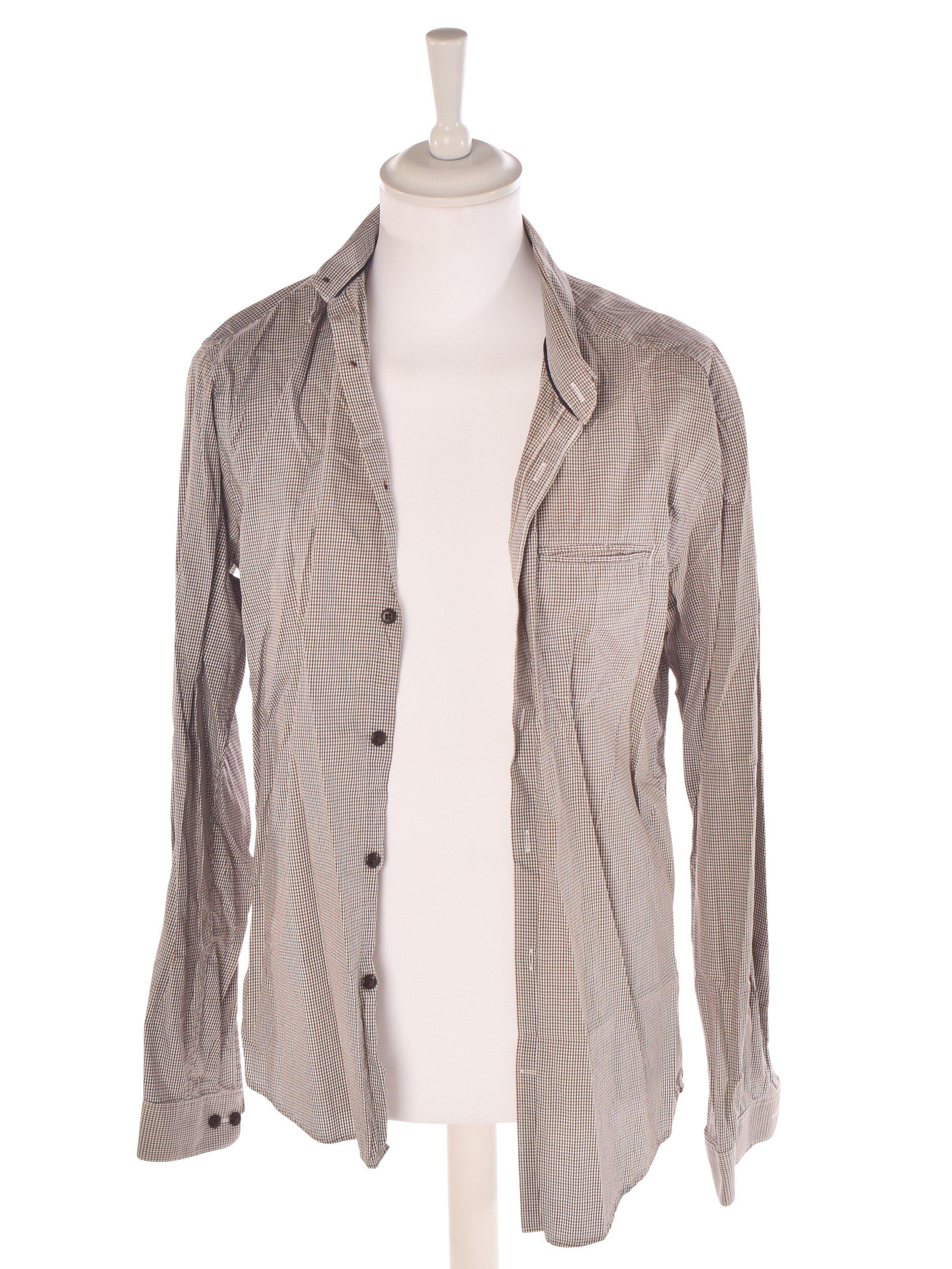 Selected Skjorte - 42 / Brun / Mand - SassyLAB Secondhand