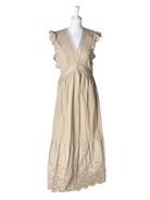Self Portrait Kjole - S / Beige / Kvinde - SassyLAB Secondhand